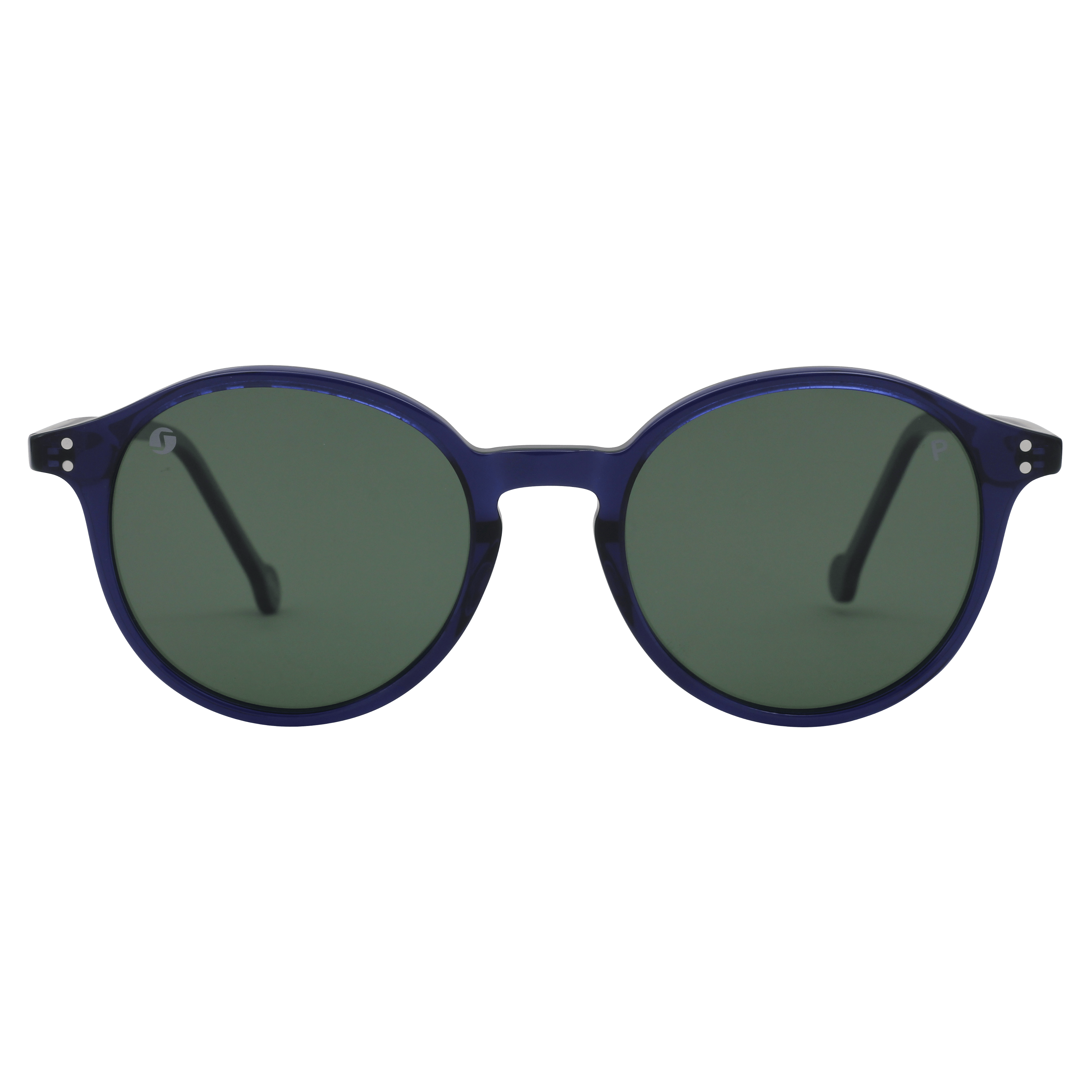 Inspira 2211 Sunglass Blue Unisex Full Shell Sunglass — Blue frame — view 2