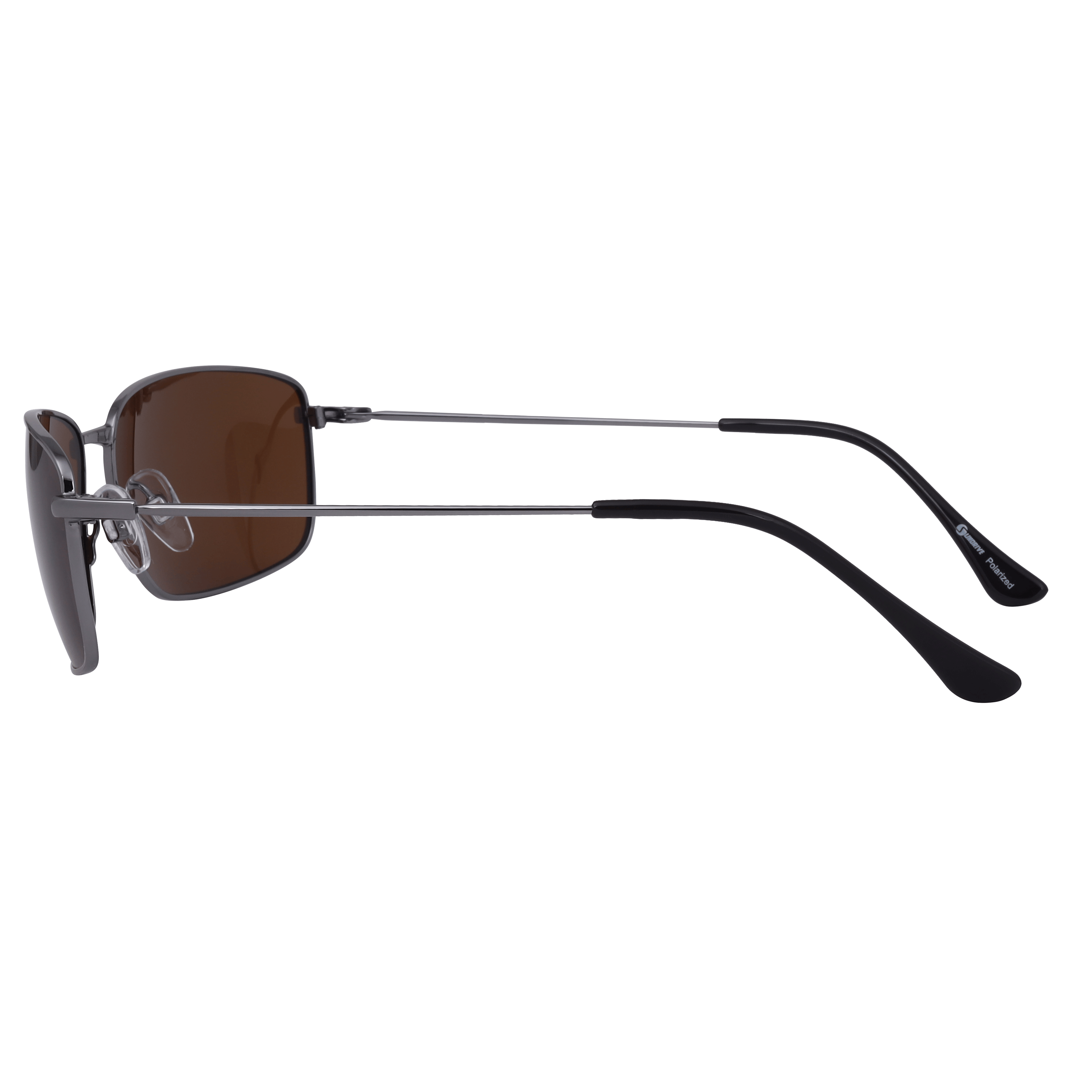Inspira S80983 Sunglass Gun Metal Unisex Full Metal Sunglass — Gun Metal frame — view 3