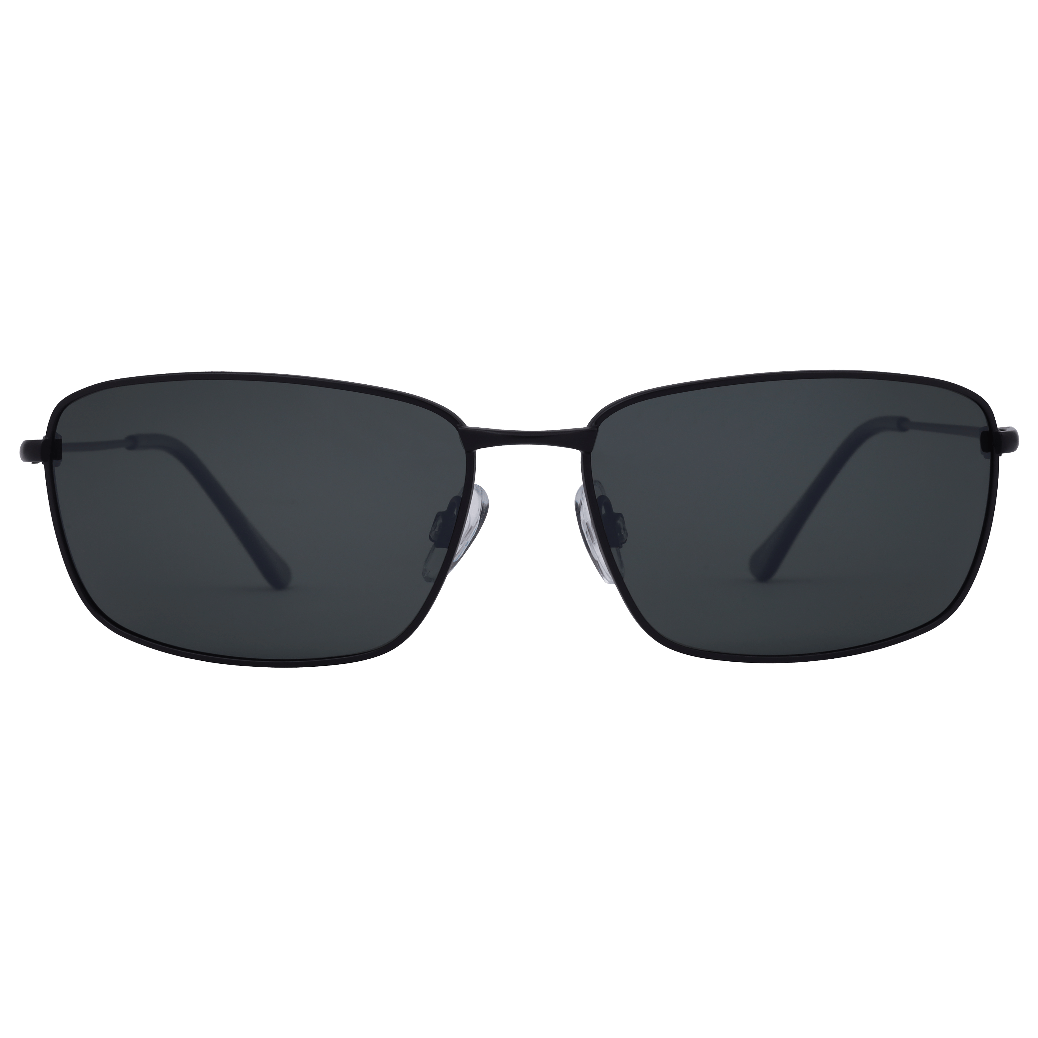 Inspira S80983 Sunglass Black Unisex Full Metal Sunglass — Black frame — view 2
