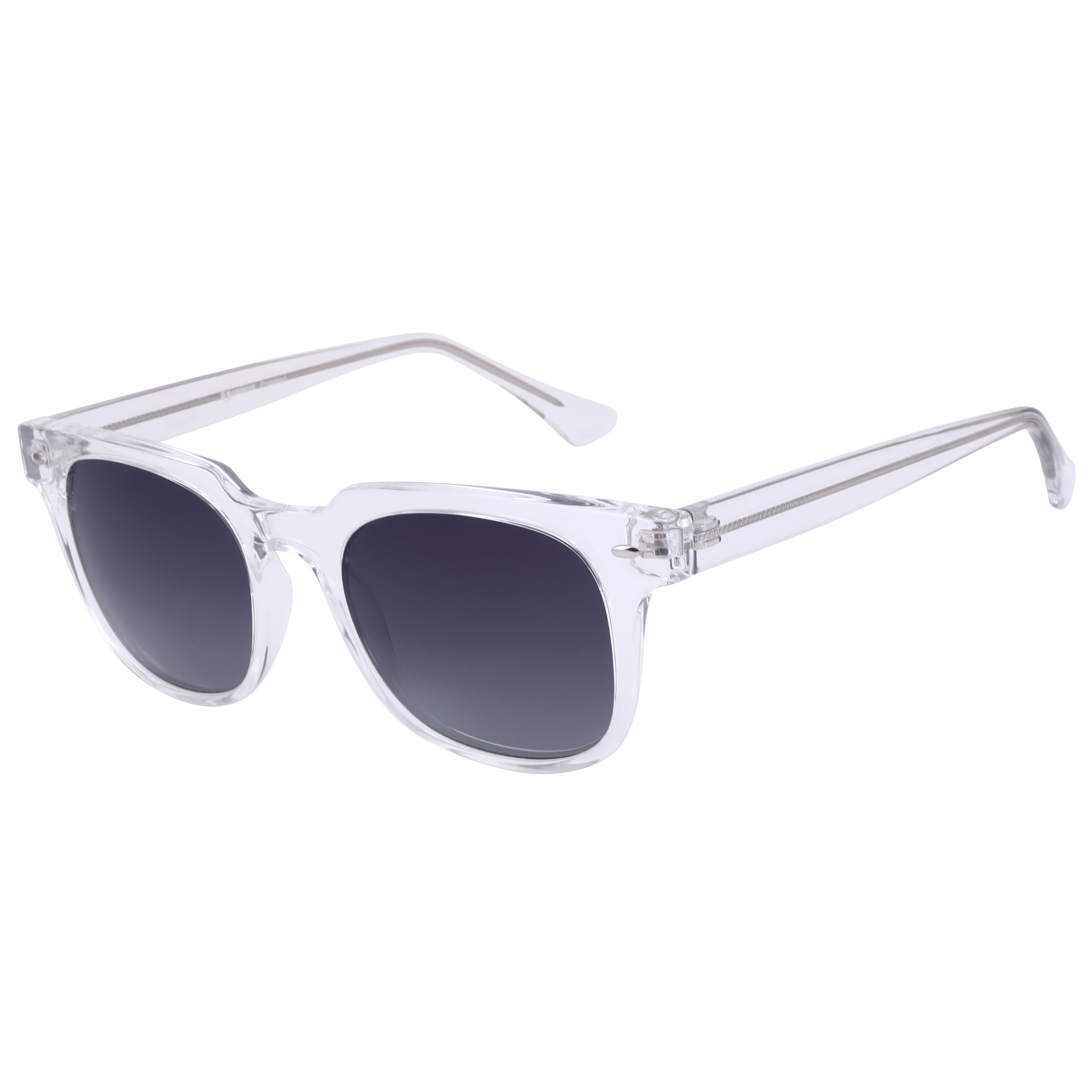 Inspira S83208 Sunglass Transparent Male Full Shell — Transparent frame