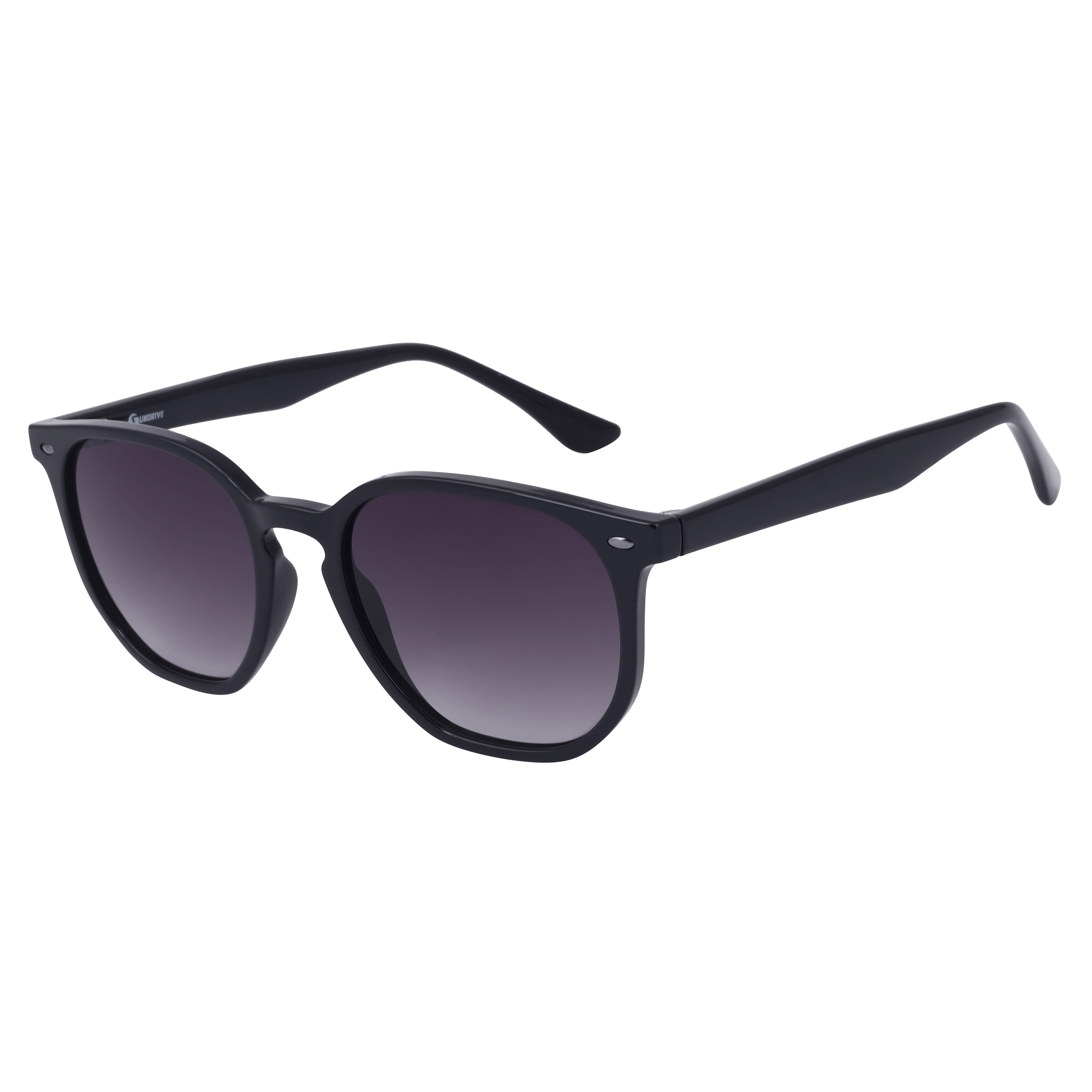 Inspira S84002 Sunglass Black Unisex Full Shell — Black frame