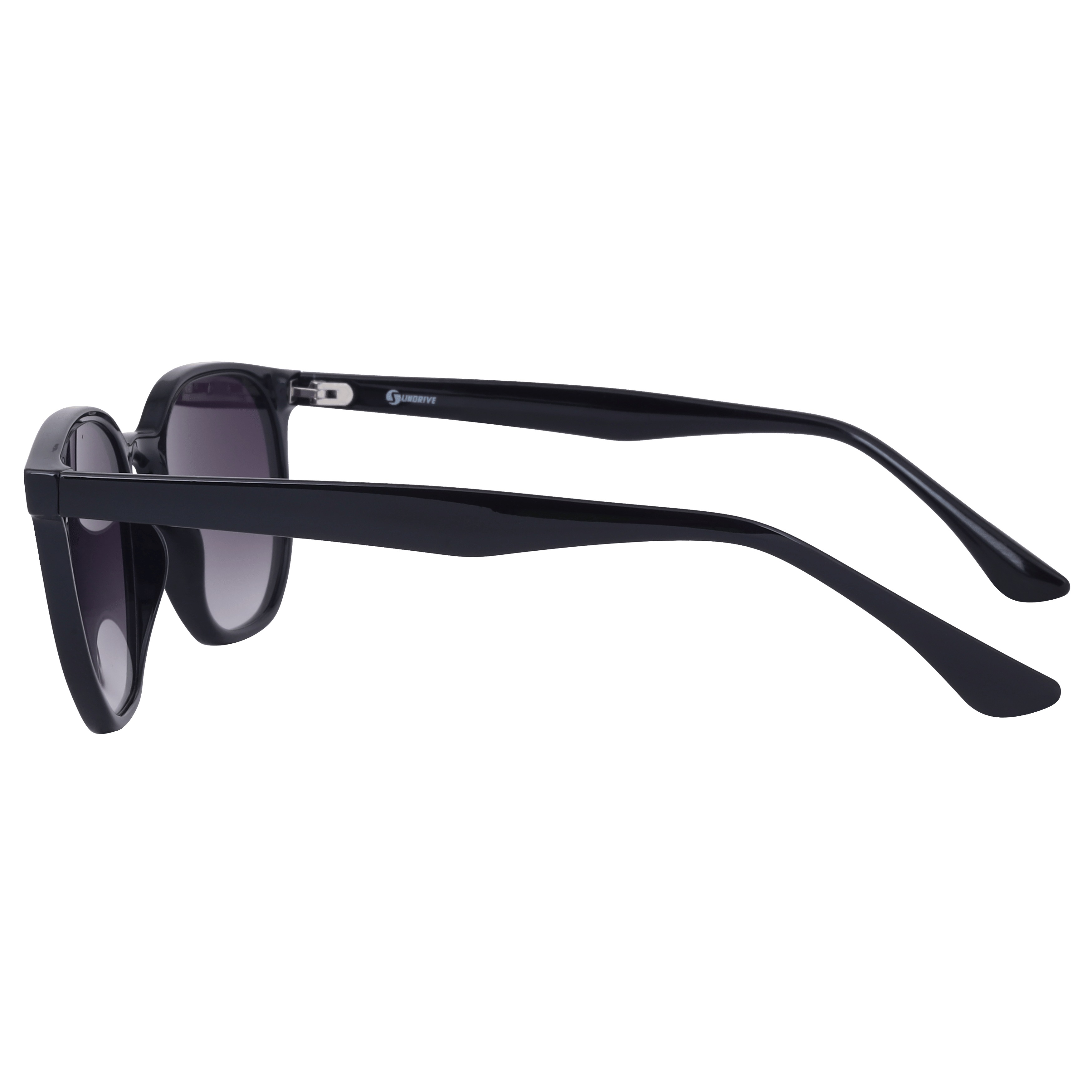 Inspira S84002 Sunglass Black Unisex Full Shell Sunglass — Black frame — view 3