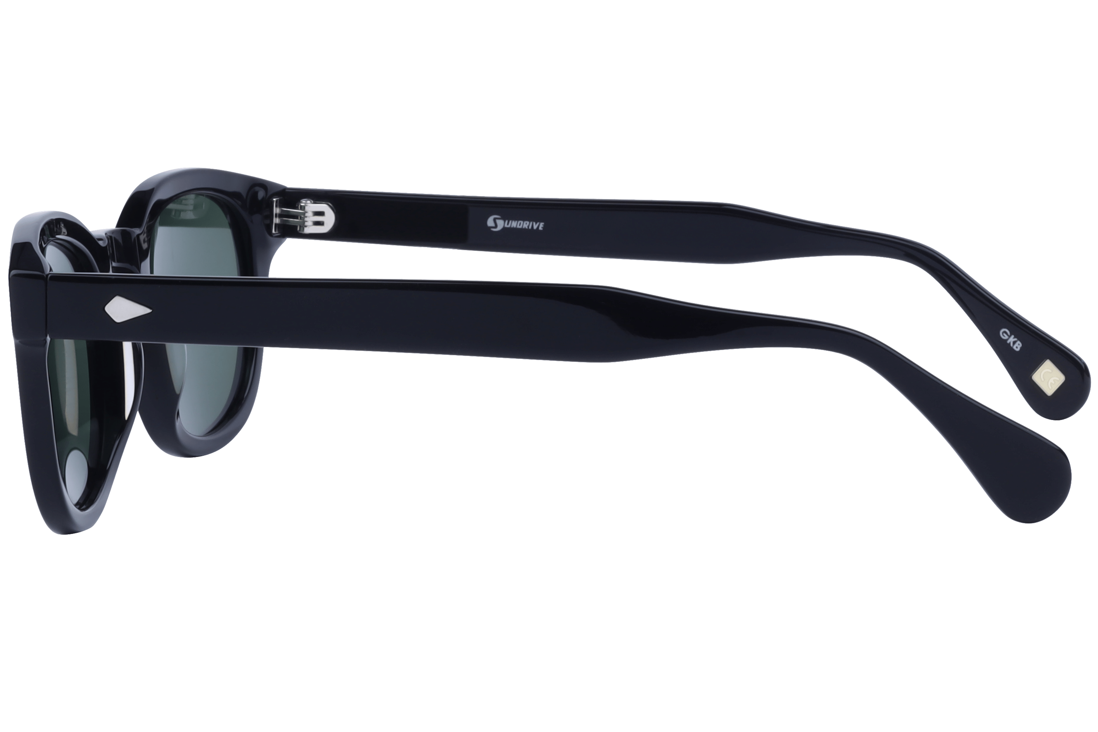 Inspira AT8004 Sunglass Black Unisex Full Shell Sunglass — Black frame — view 3