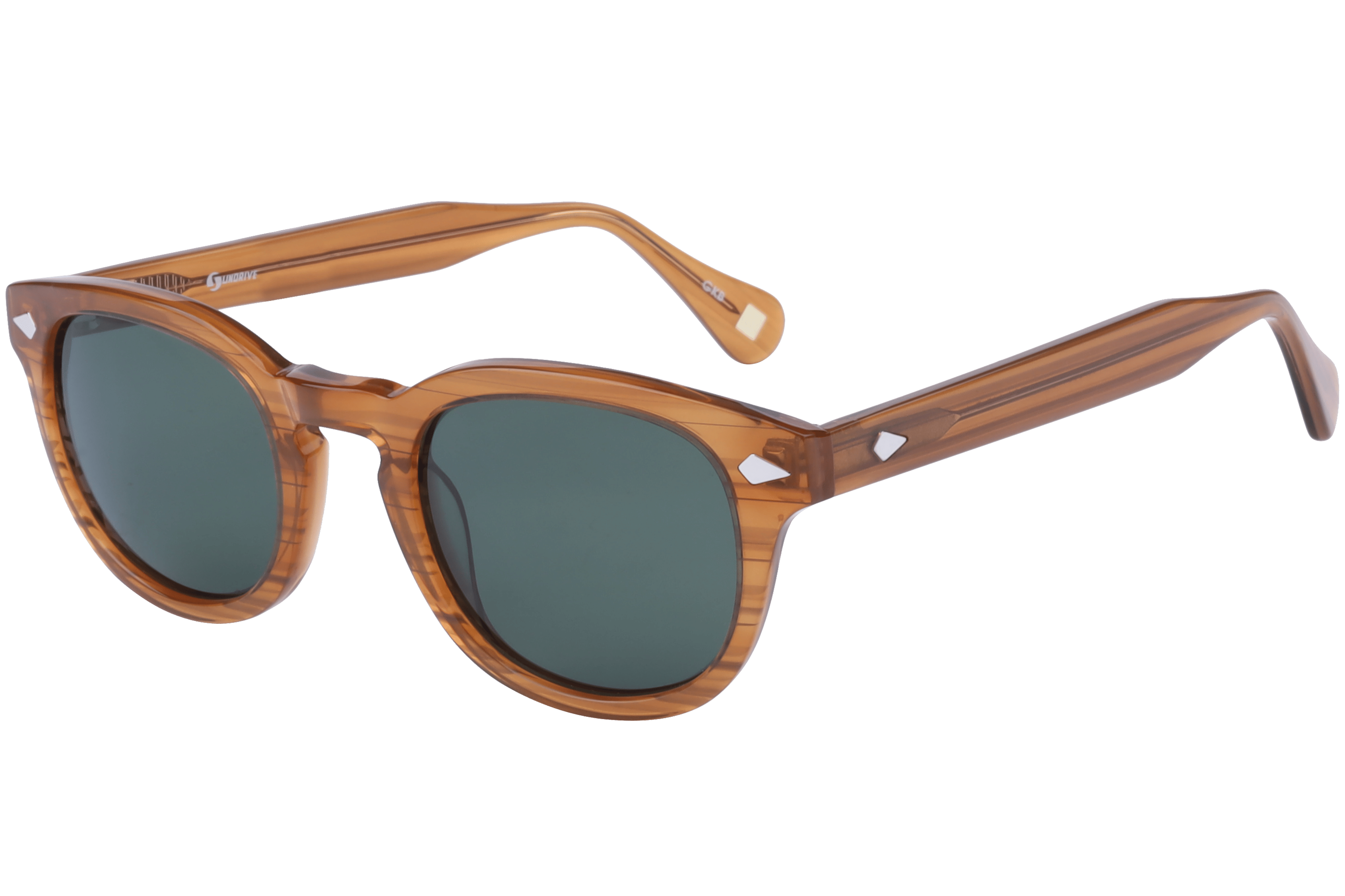 Inspira AT8004 Sunglass Brown Unisex Full Shell — Brown frame