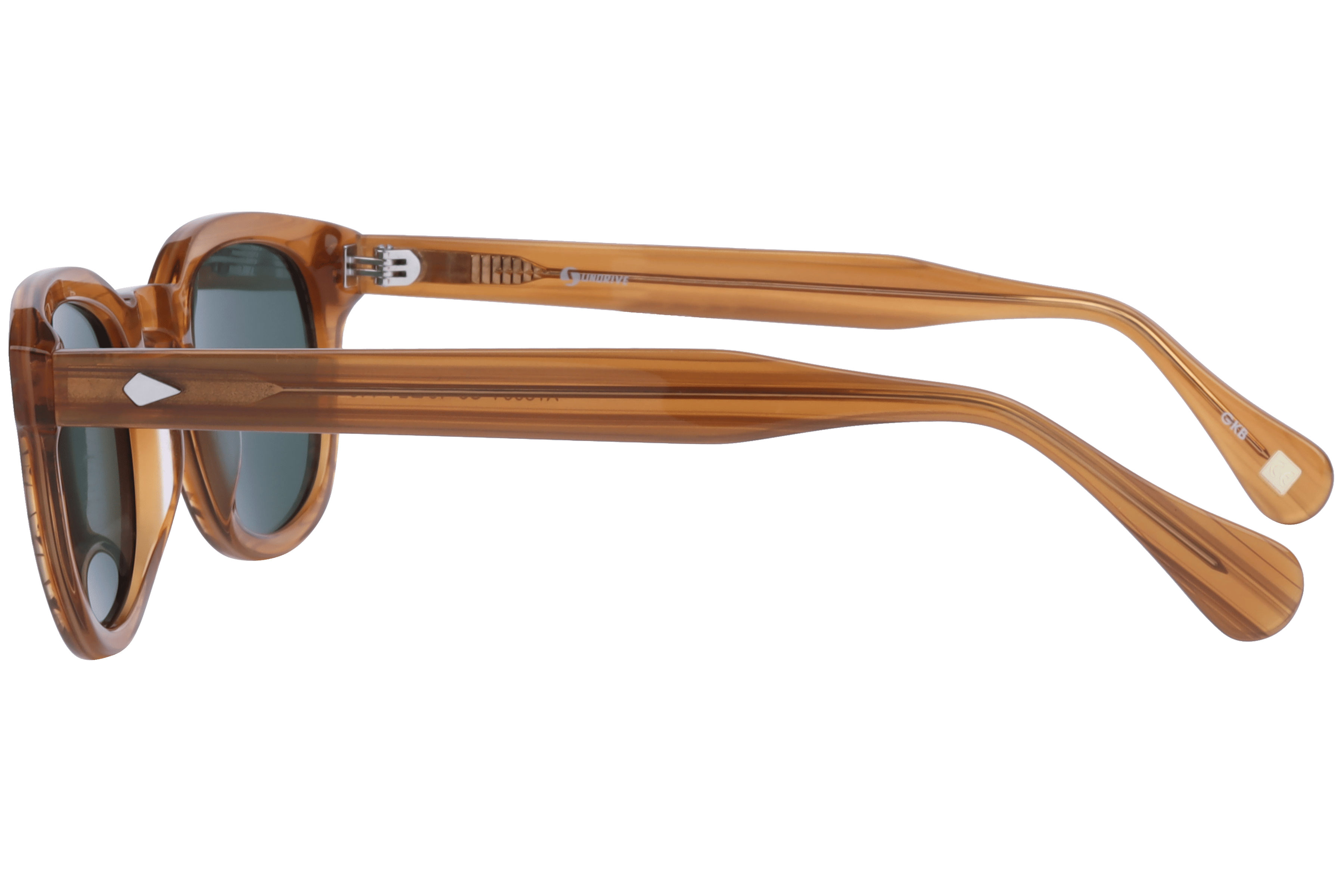Inspira AT8004 Sunglass Brown Unisex Full Shell Sunglass — Brown frame — view 3