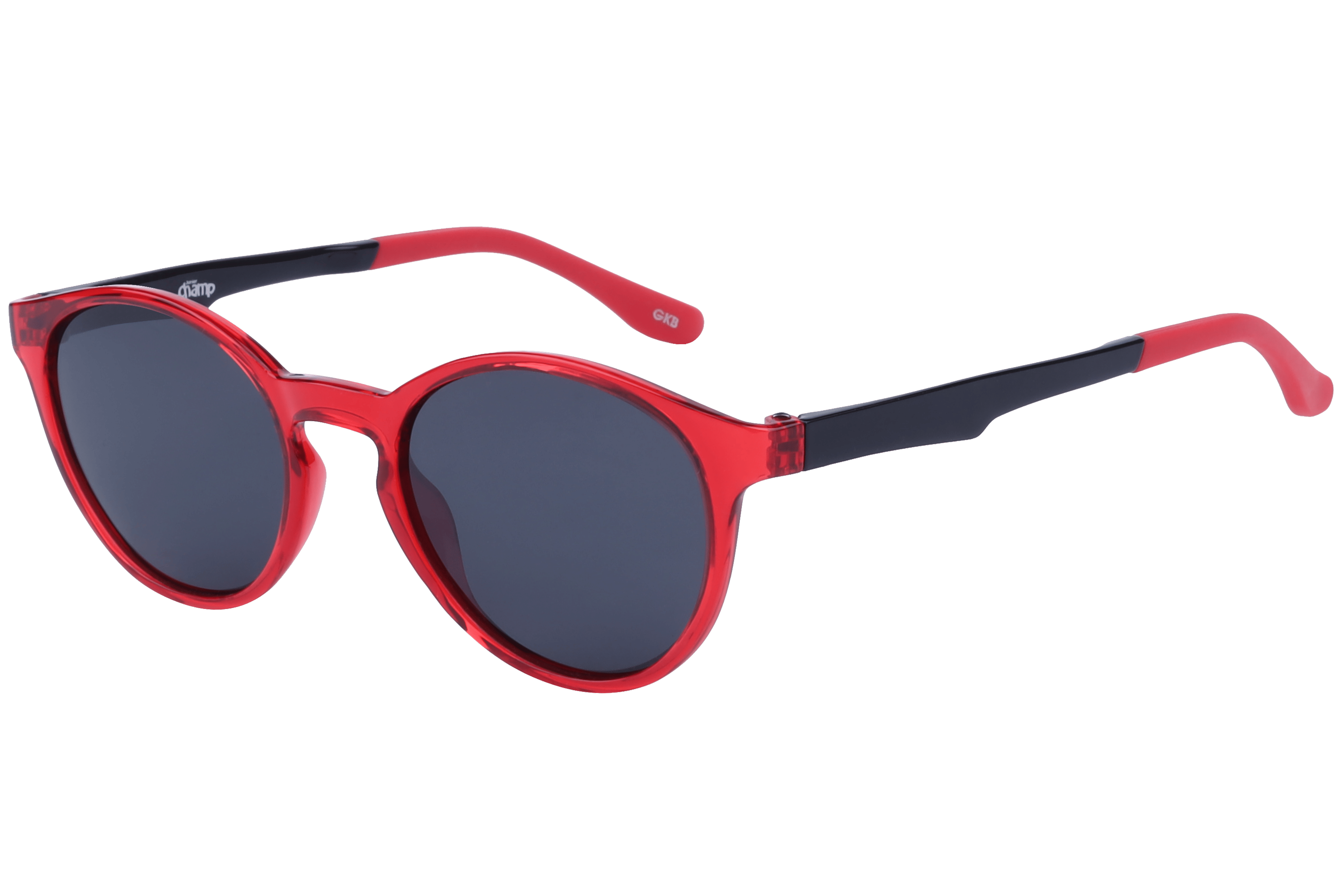 Champ AS0938 Sunglass Red Kids Full Shell — Red frame
