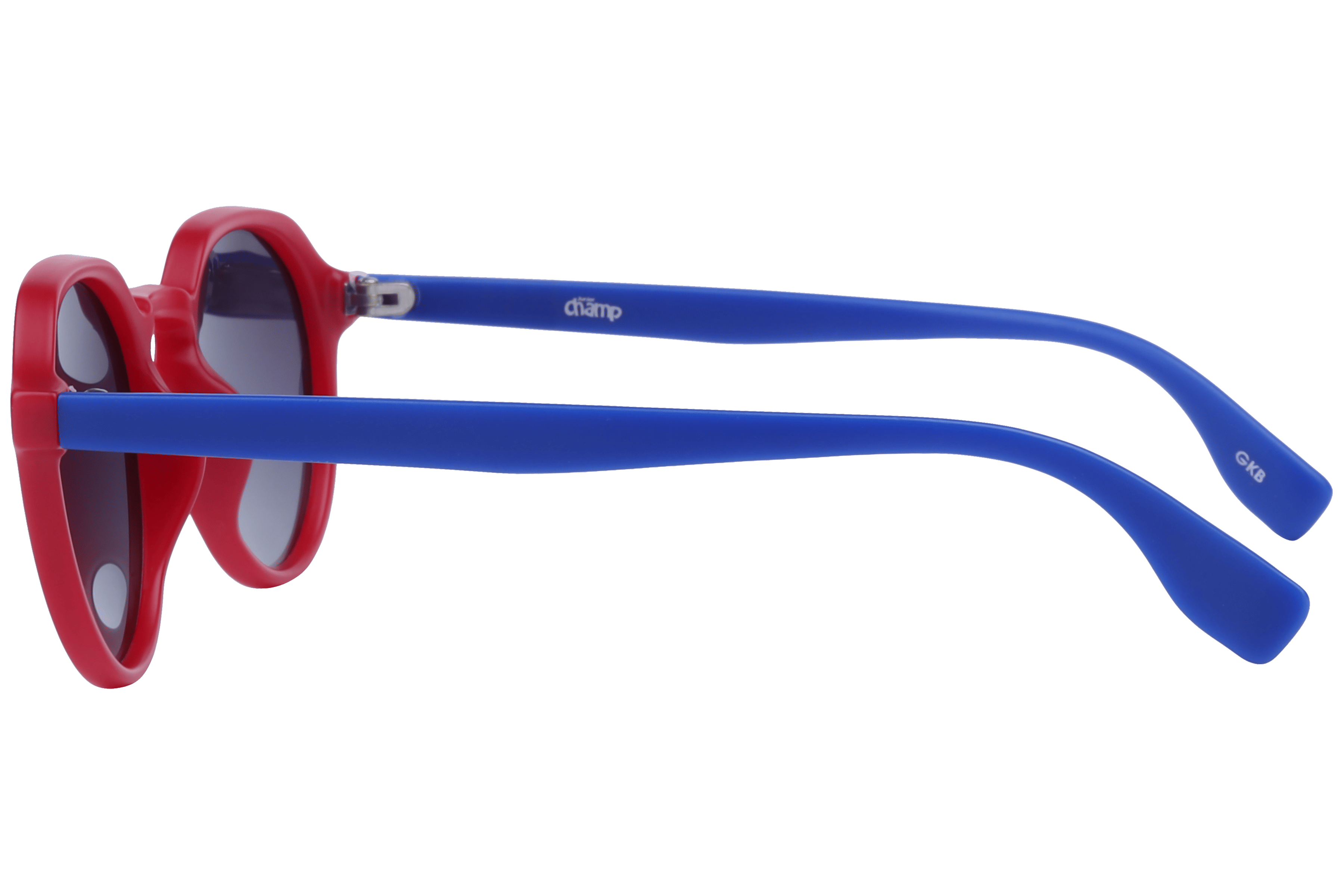 Champ TK0925 Sunglass Red Kids Full Shell Sunglass — Red frame — view 3