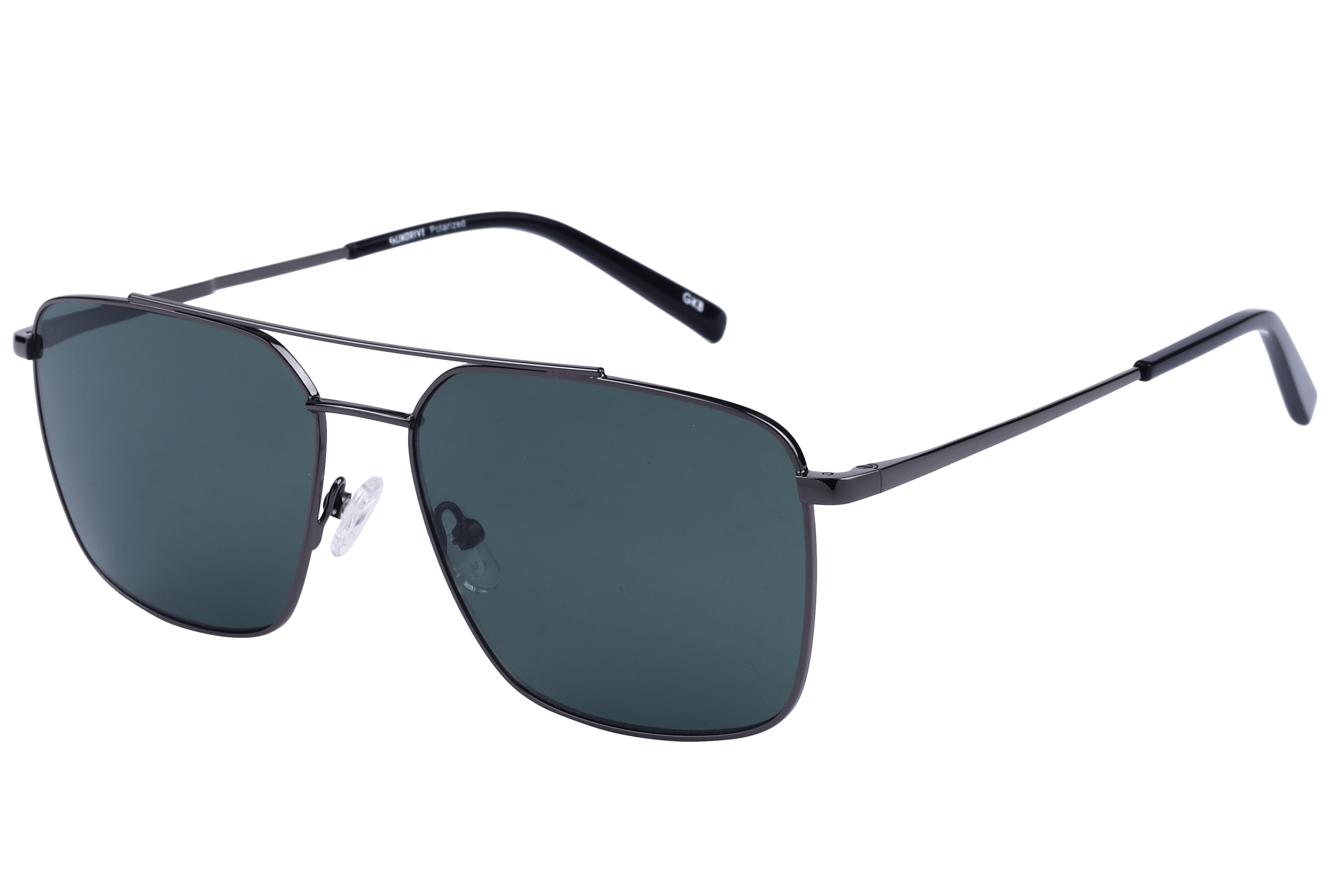 Inspira BS8075 Sunglass Gun Metal Male Full Metal — Gun Metal frame