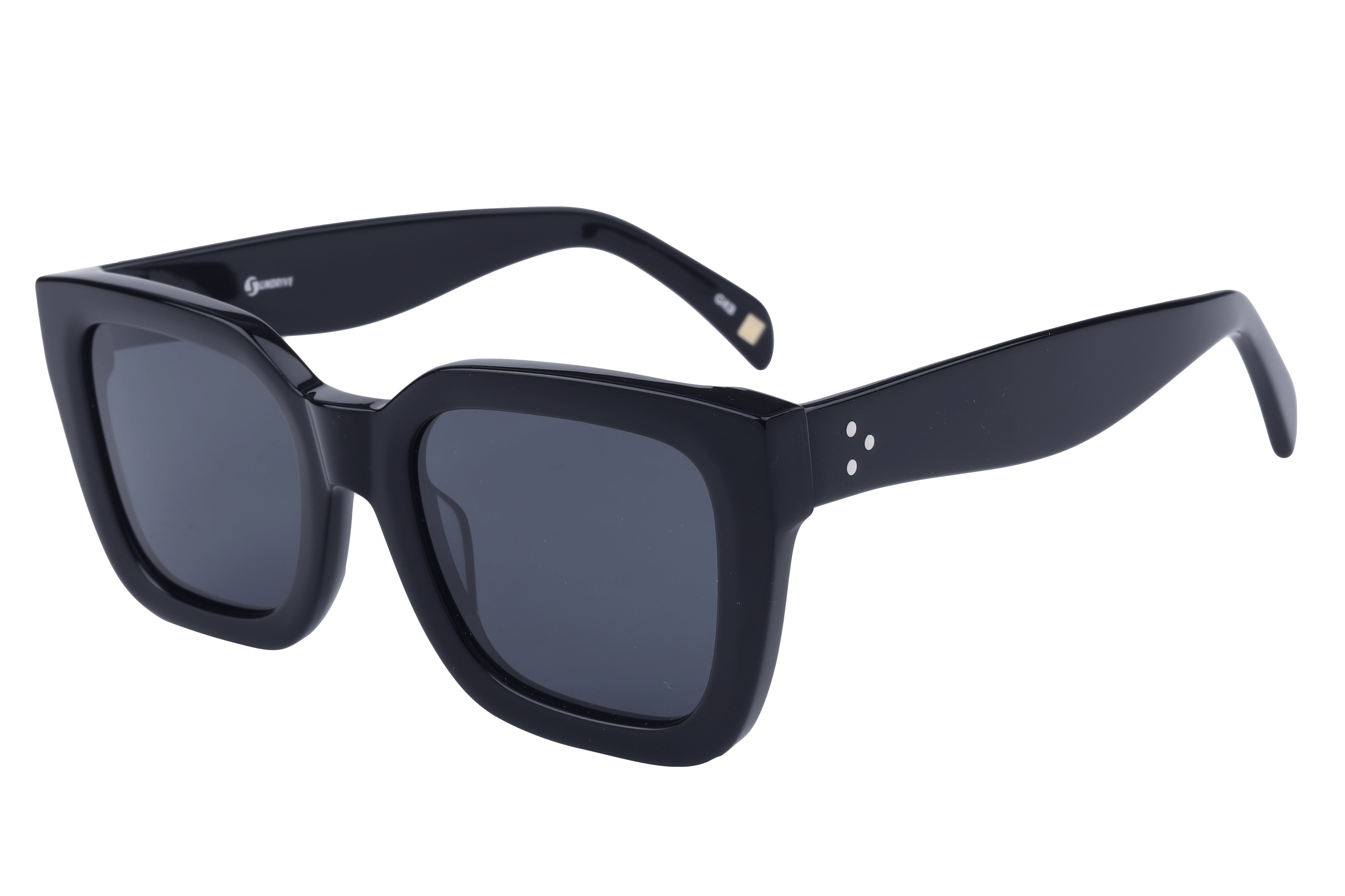 Inspira AT8213 Sunglass Black Unisex Full Shell — Tortoise frame