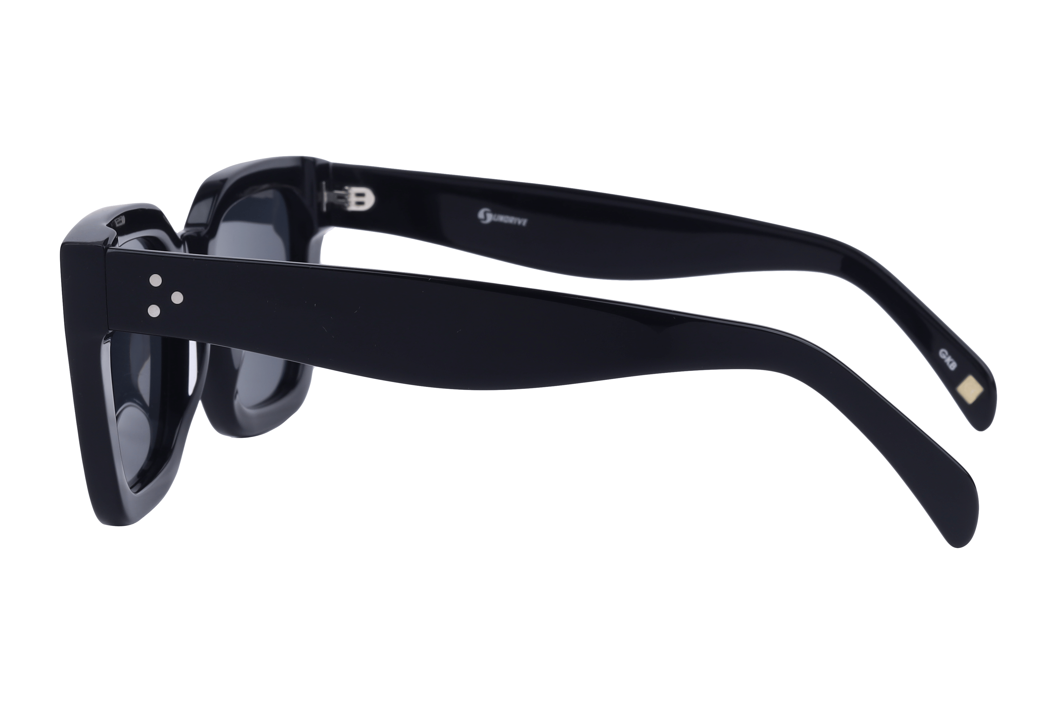 Inspira AT8213 Sunglass Black Unisex Full Shell Sunglass — view 3