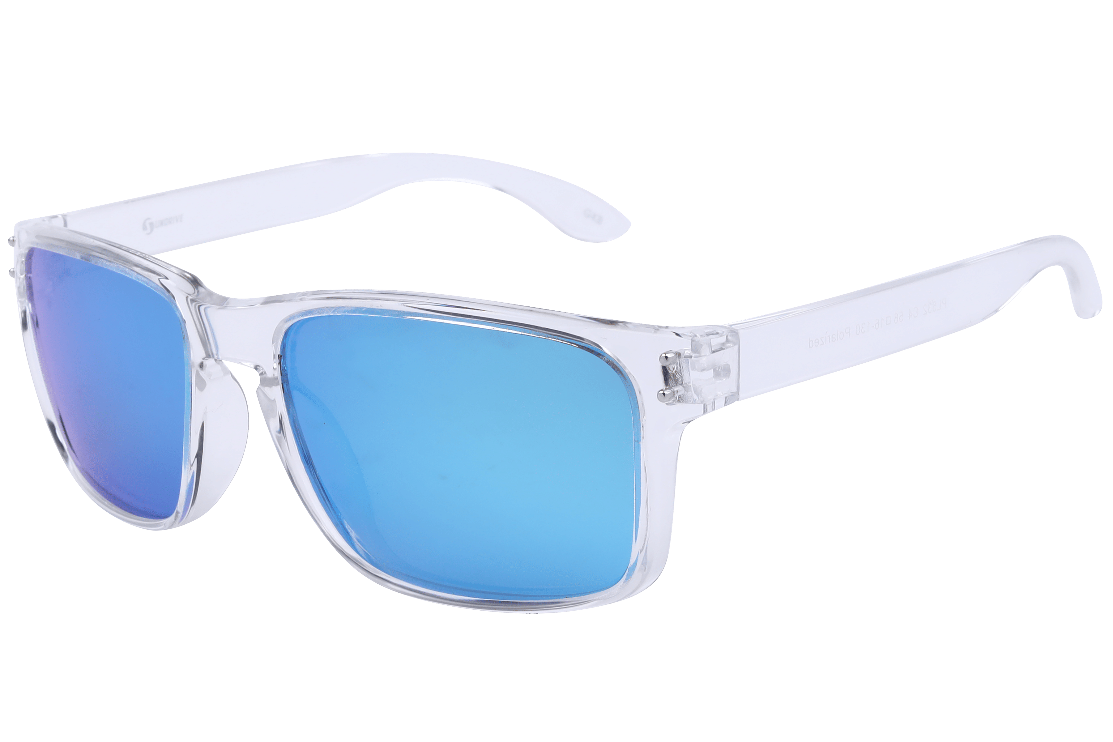Inspira PL532 Sunglass Transparent Male Full Shell — Transparent frame