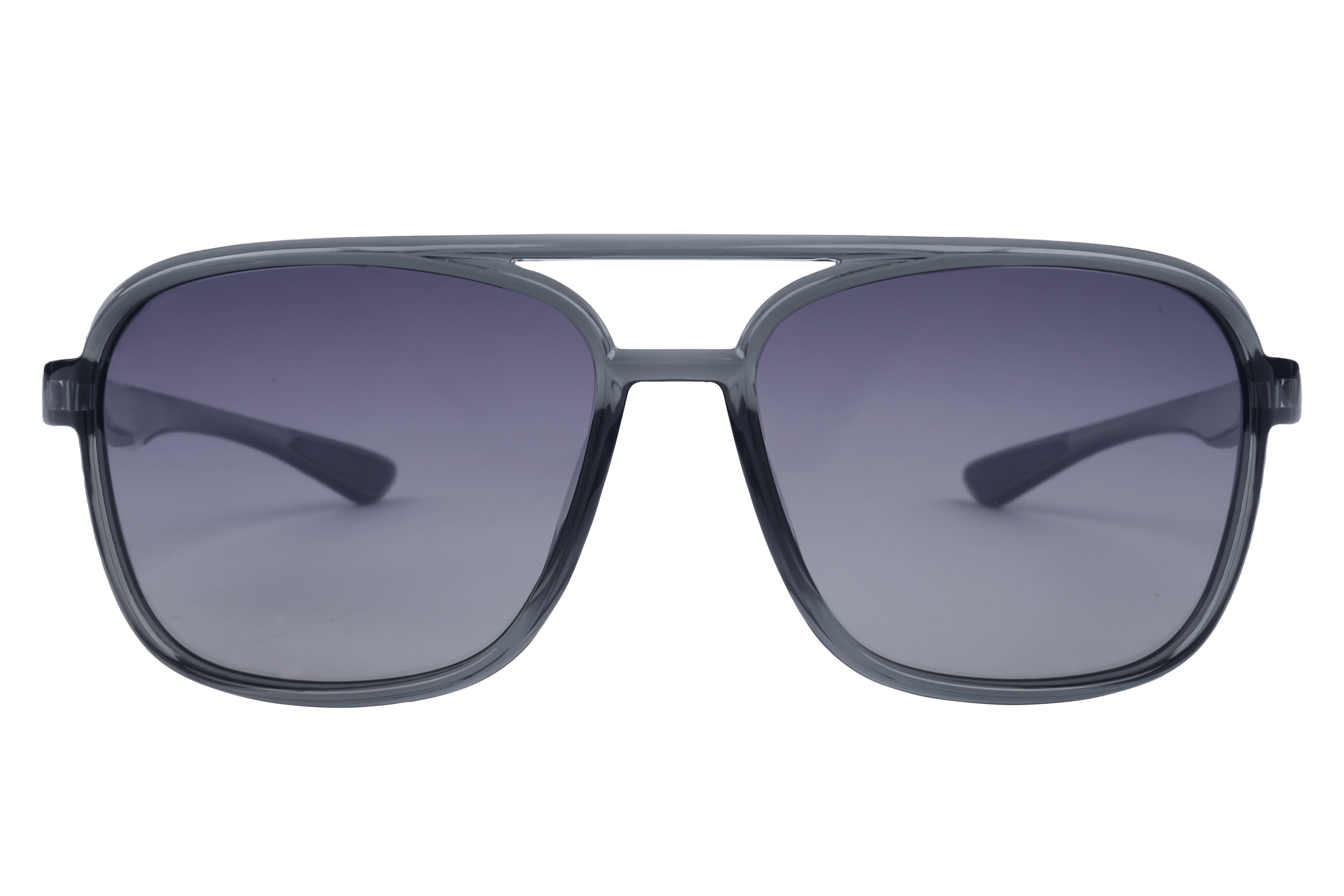 Inspira S958 Sunglass Transparent Grey Male Full Shell Sunglass — Transparent Grey frame — view 2