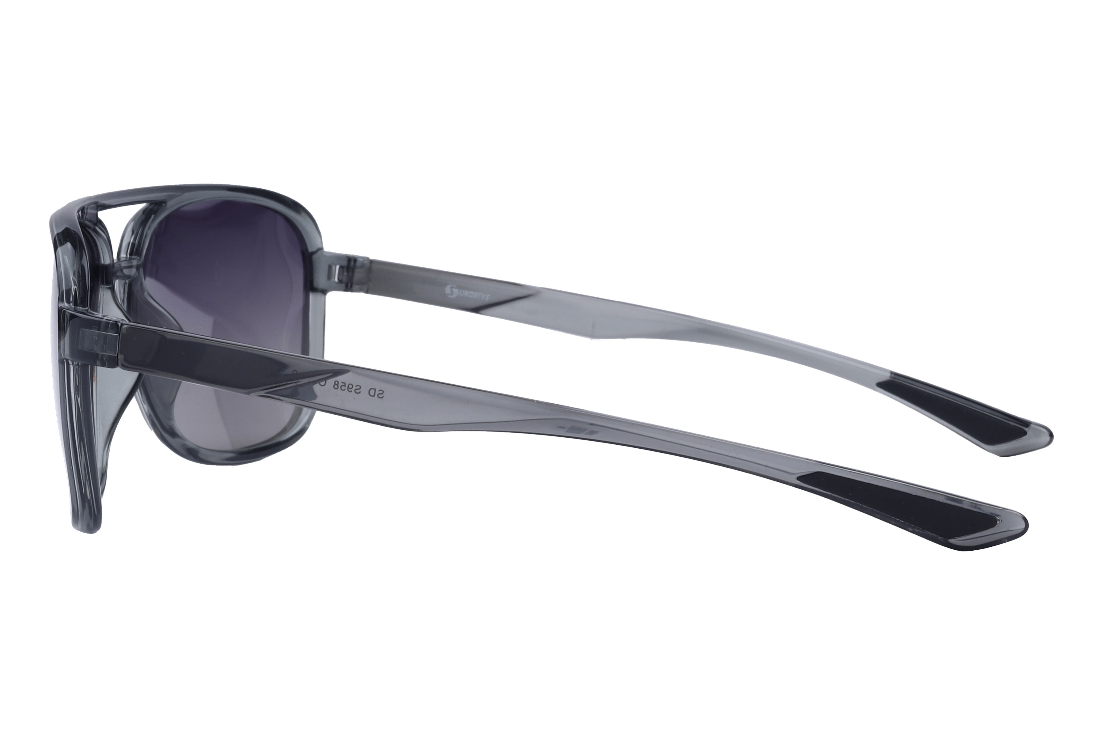 Inspira S958 Sunglass Transparent Grey Male Full Shell Sunglass — Transparent Grey frame — view 3