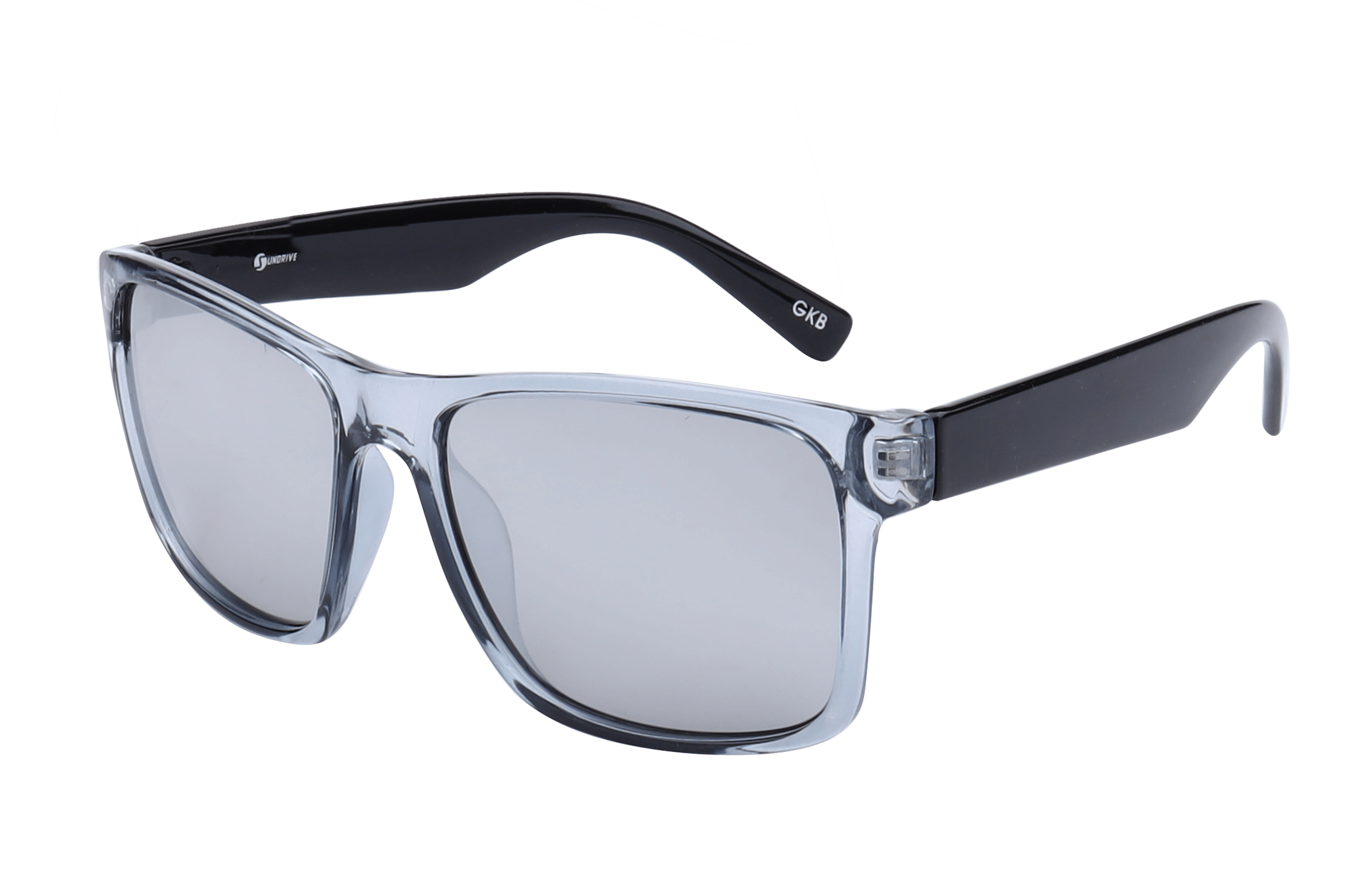 Inspira SD 1230 Sunglass Transparent Grey Male Full Shell — Transparent Grey frame