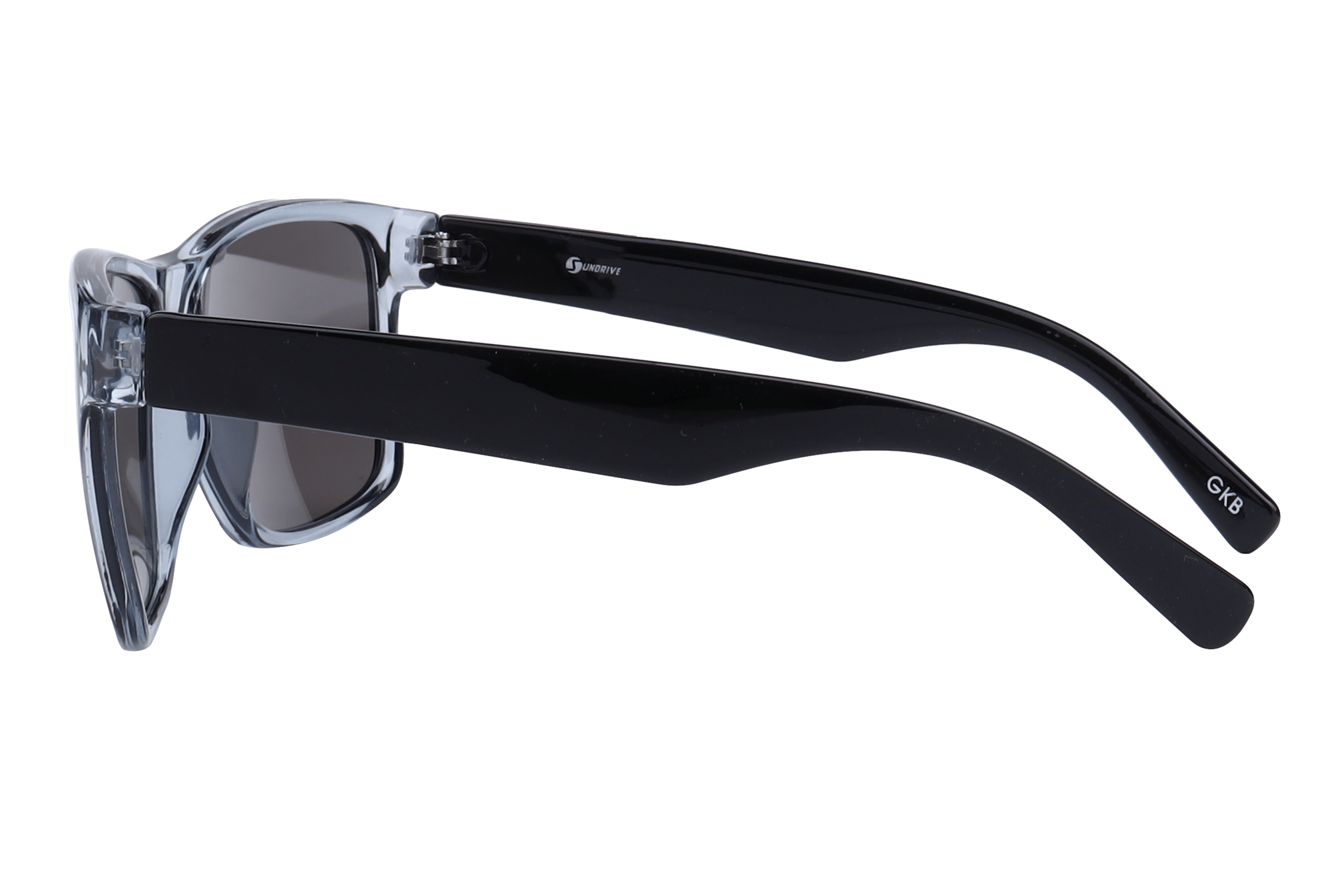 Inspira SD 1230 Sunglass Transparent Grey Male Full Shell Sunglass — Transparent Grey frame — view 3