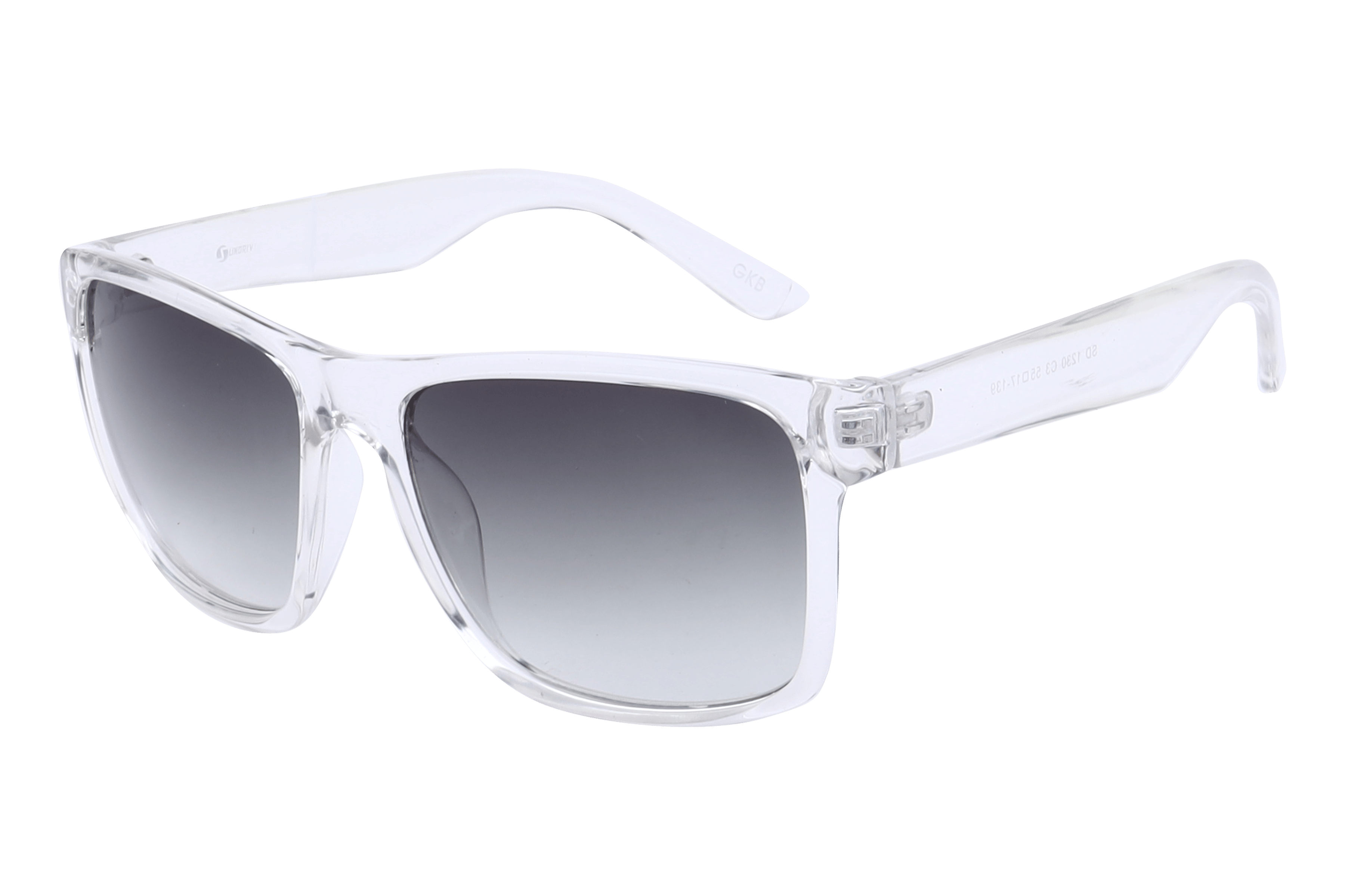 Inspira SD 1230 Sunglass Transparent Male Full Shell — Transparent frame