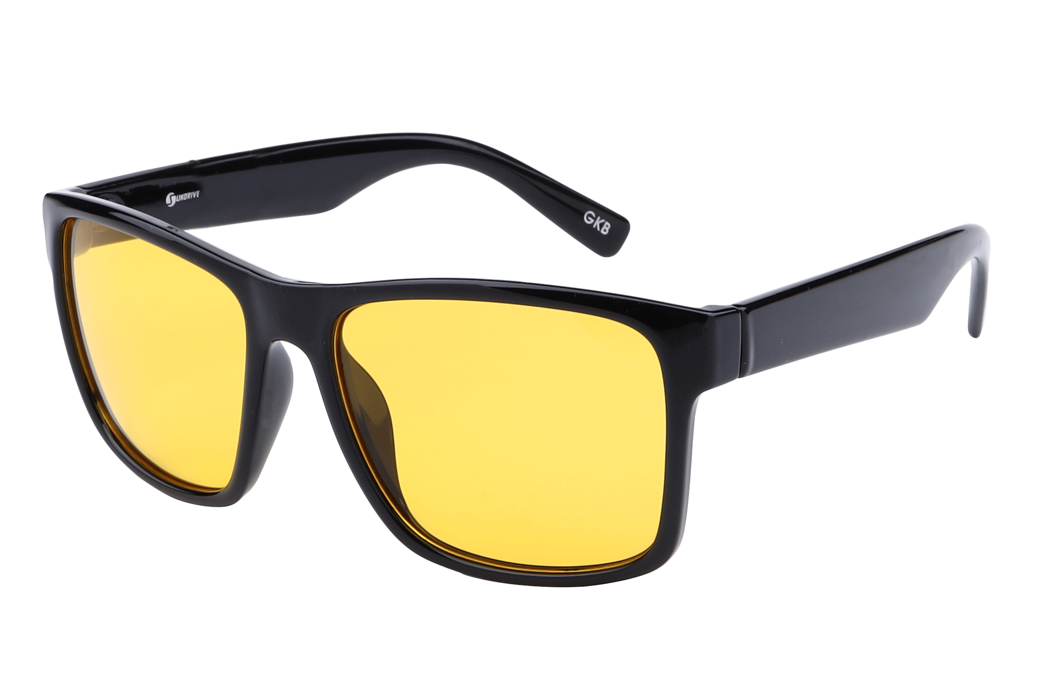 Inspira SD 1230 Sunglass Black Male Full Shell — Transparent Grey frame