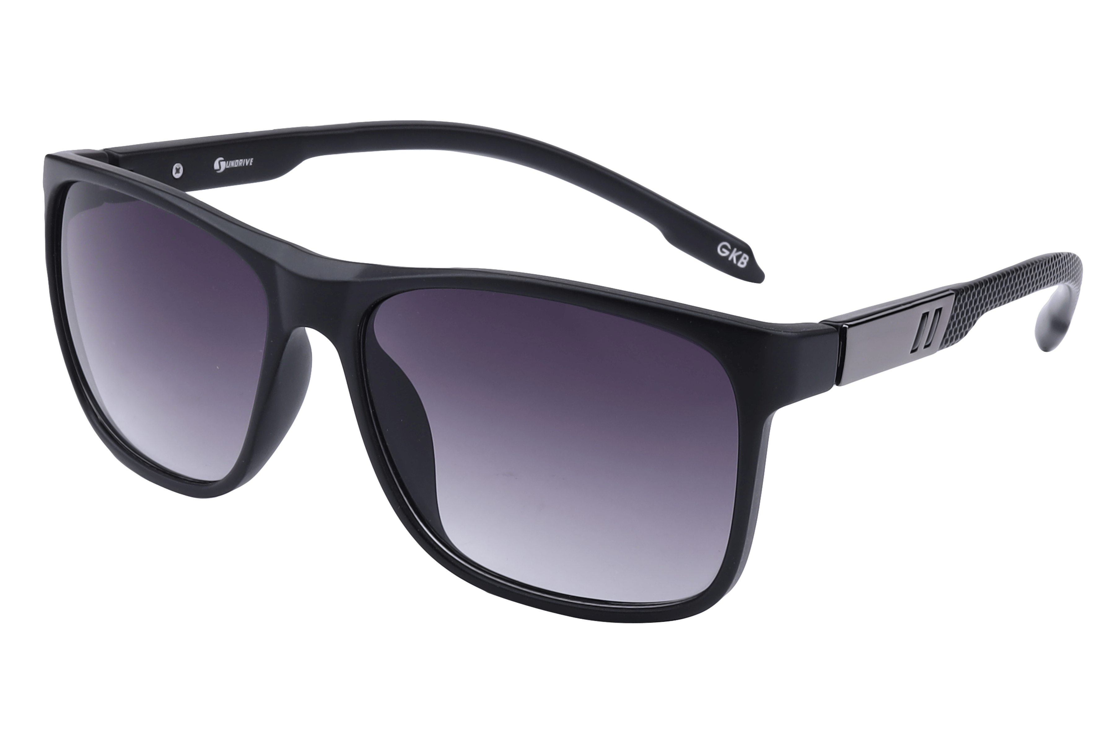 Inspira SD 1227 Sunglass Matt Black Male Full Shell — Matt Black frame