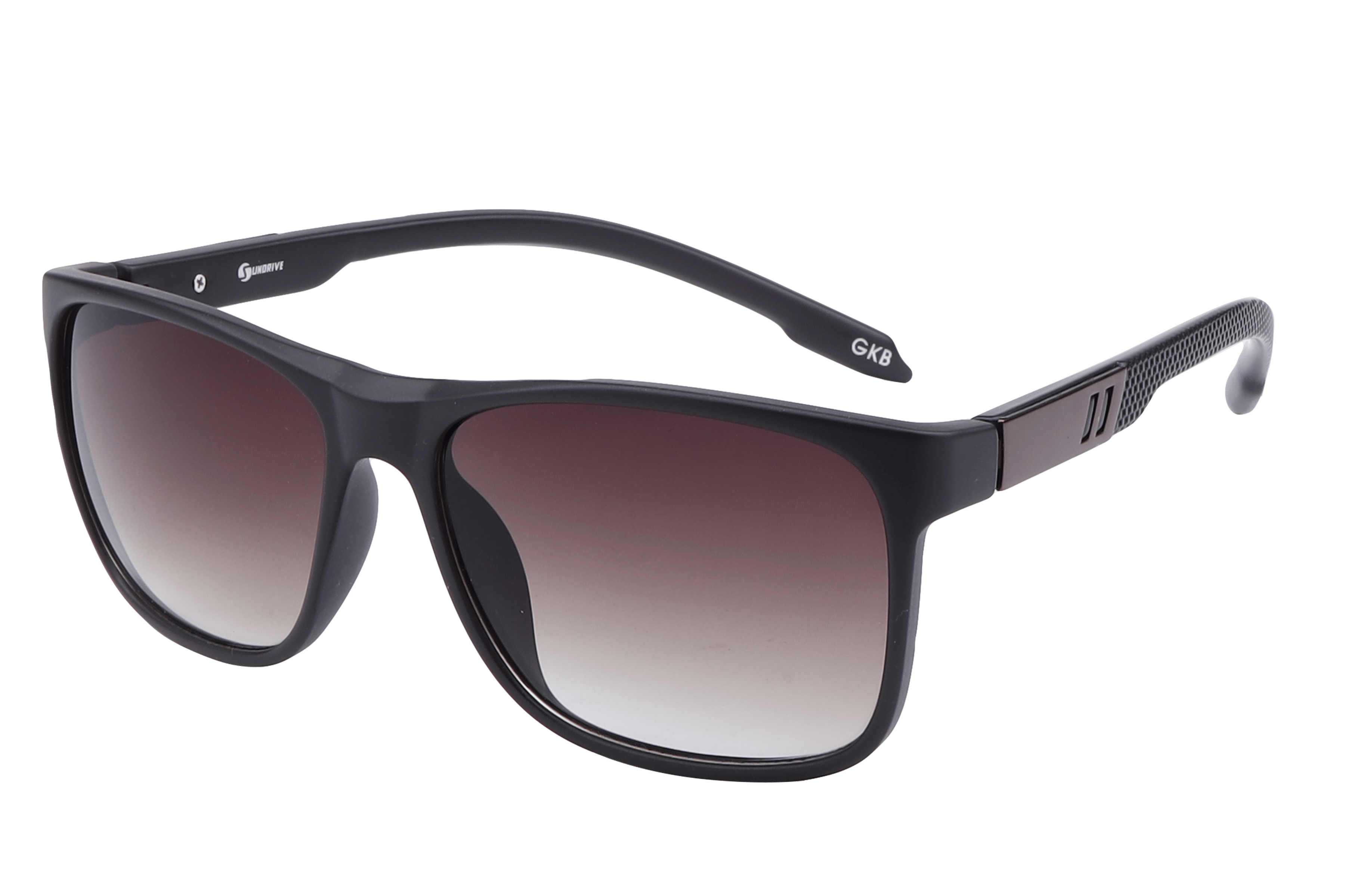 Inspira SD 1227 Sunglass Matt Brown Male Full Shell — Matt Brown frame
