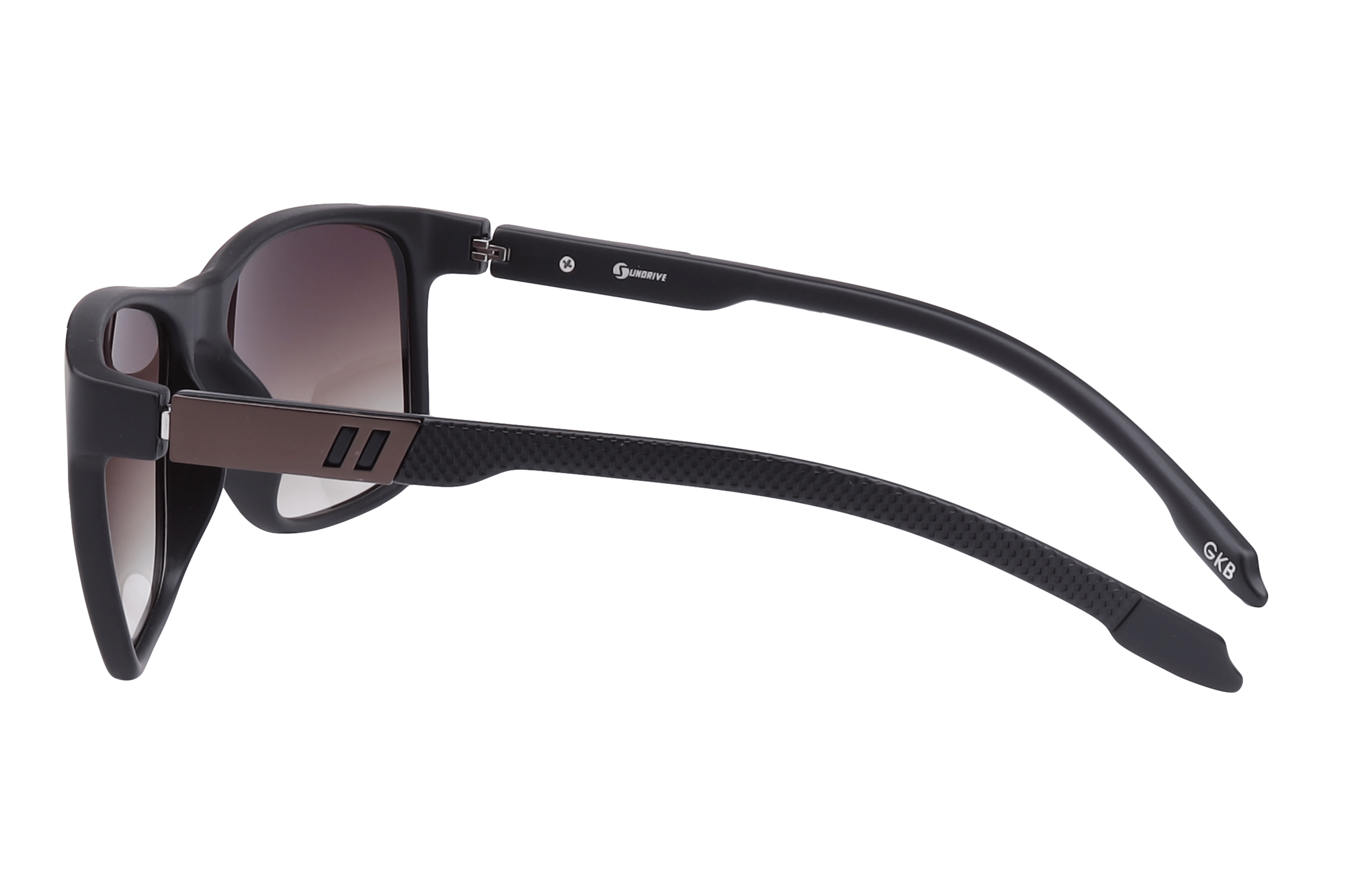 Inspira SD 1227 Sunglass Matt Brown Male Full Shell Sunglass — Matt Brown frame — view 3