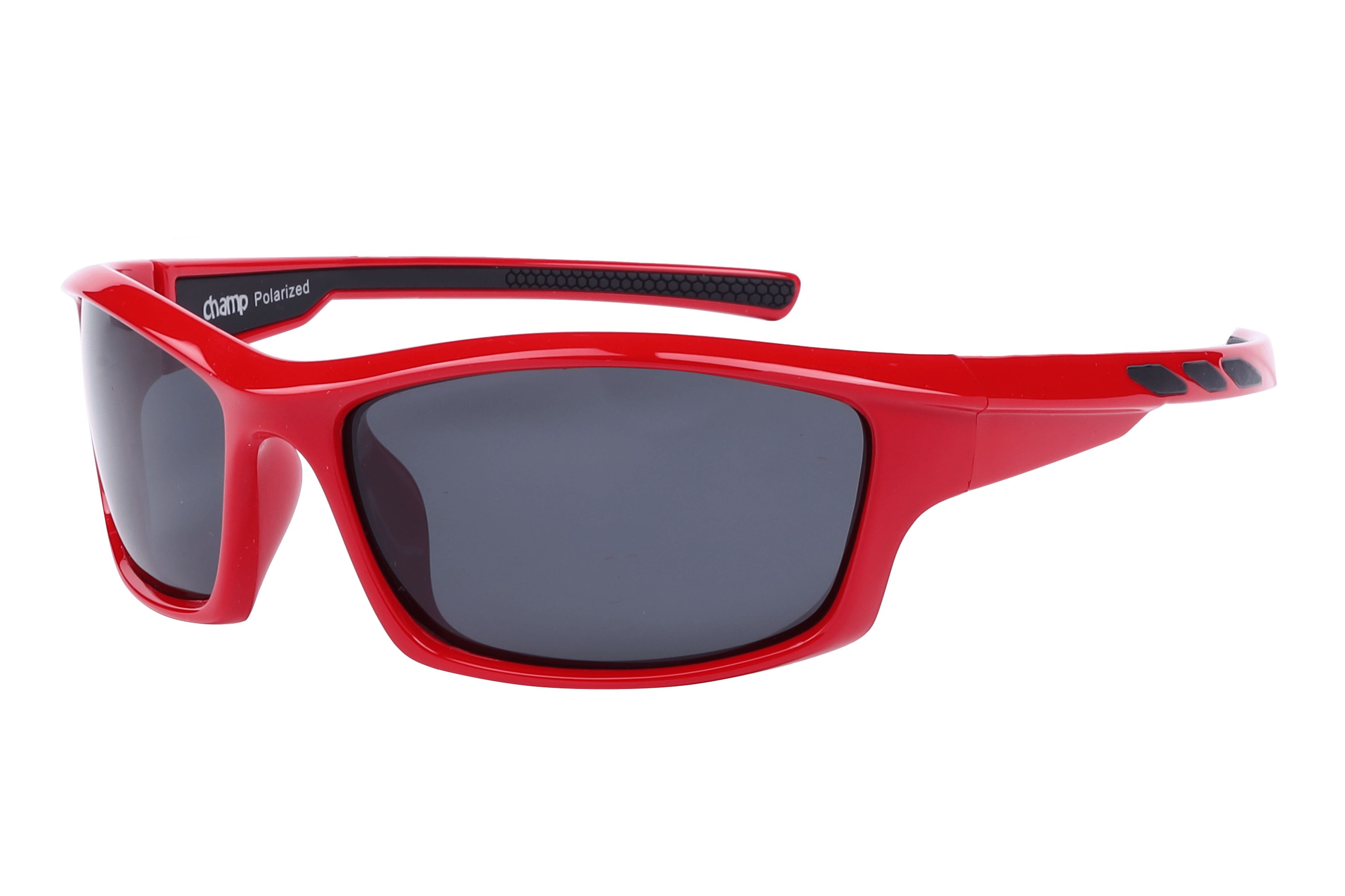 Champ S8004 Sunglass Red Kids Full Shell — Red frame