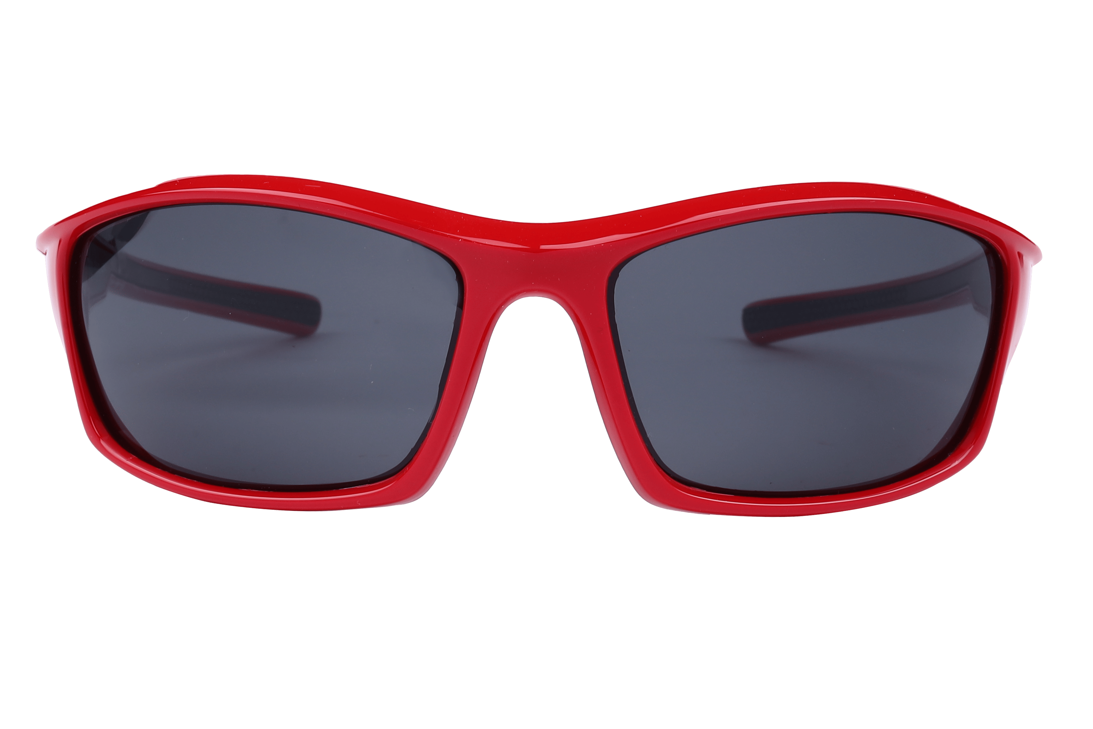 Champ S8004 Sunglass Red Kids Full Shell Sunglass — Red frame — view 2