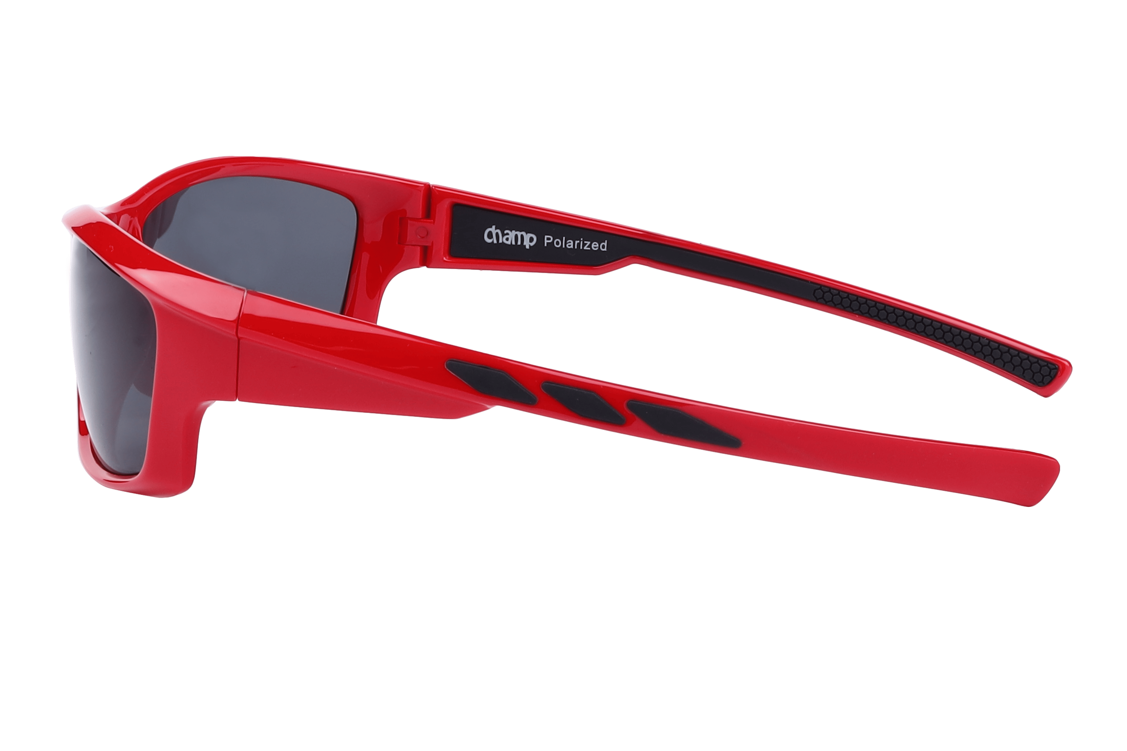 Champ S8004 Sunglass Red Kids Full Shell Sunglass — Red frame — view 3