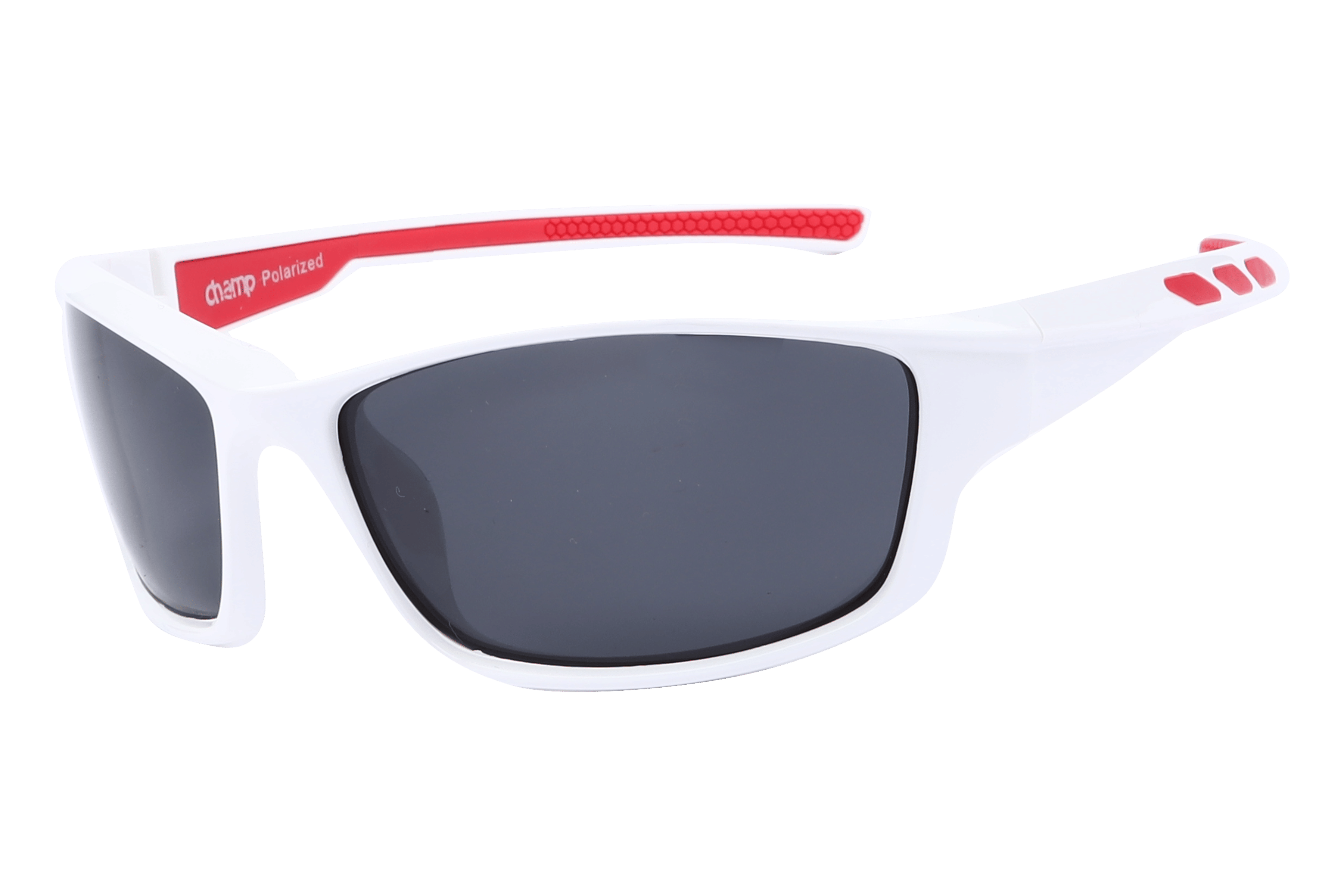 Champ S8004 Sunglass White Kids Full Shell — White frame