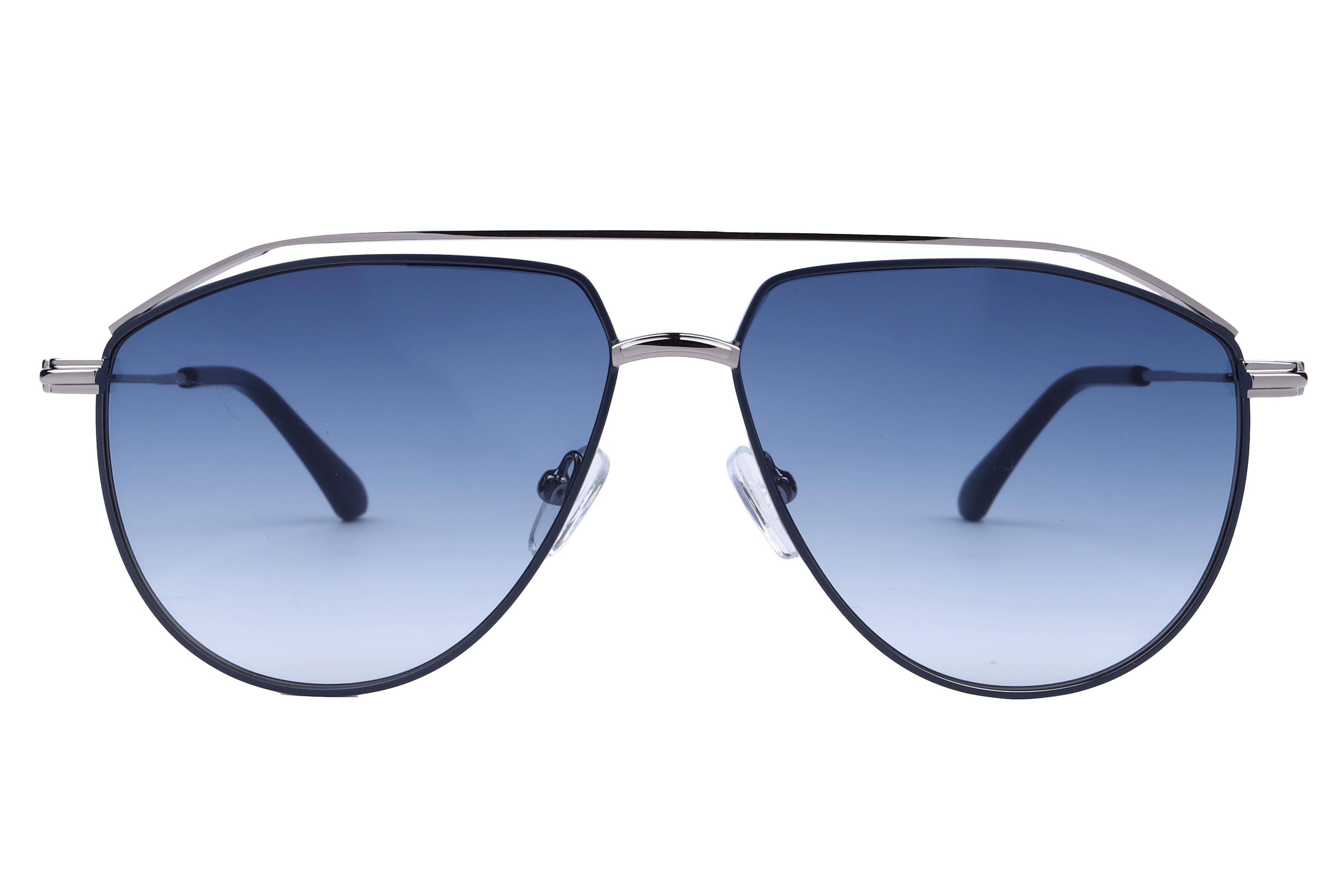 Inspira S1023 Sunglass Matt Blue Male Full Metal Sunglass — Matt Blue frame — view 2