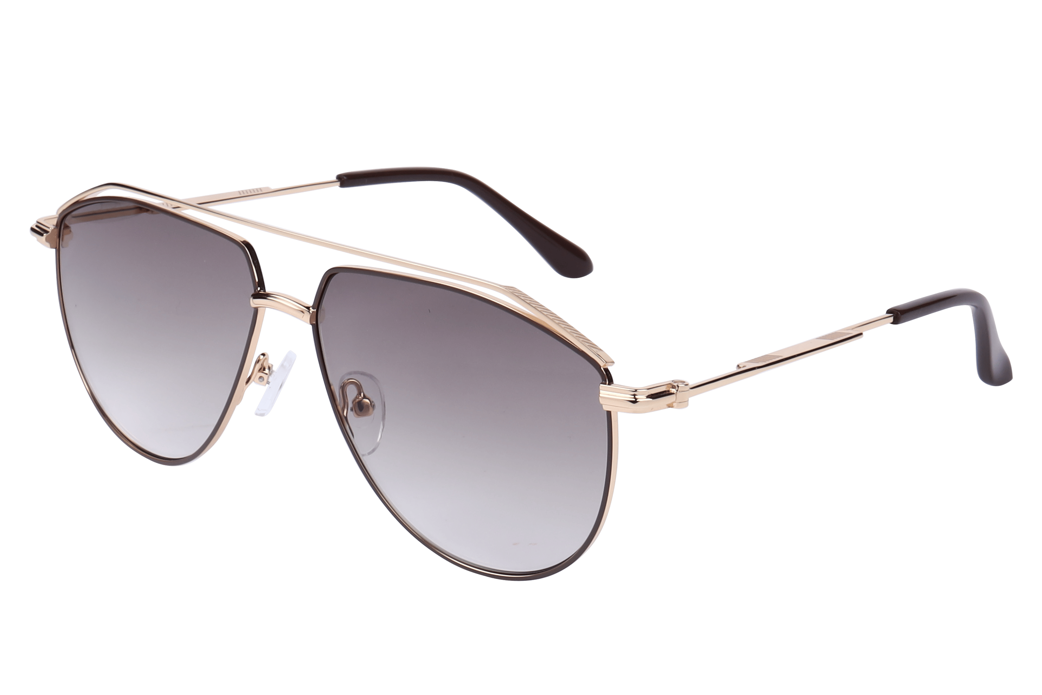 Inspira S1023 Sunglass Matt Brown Male Full Metal — Matt Brown frame