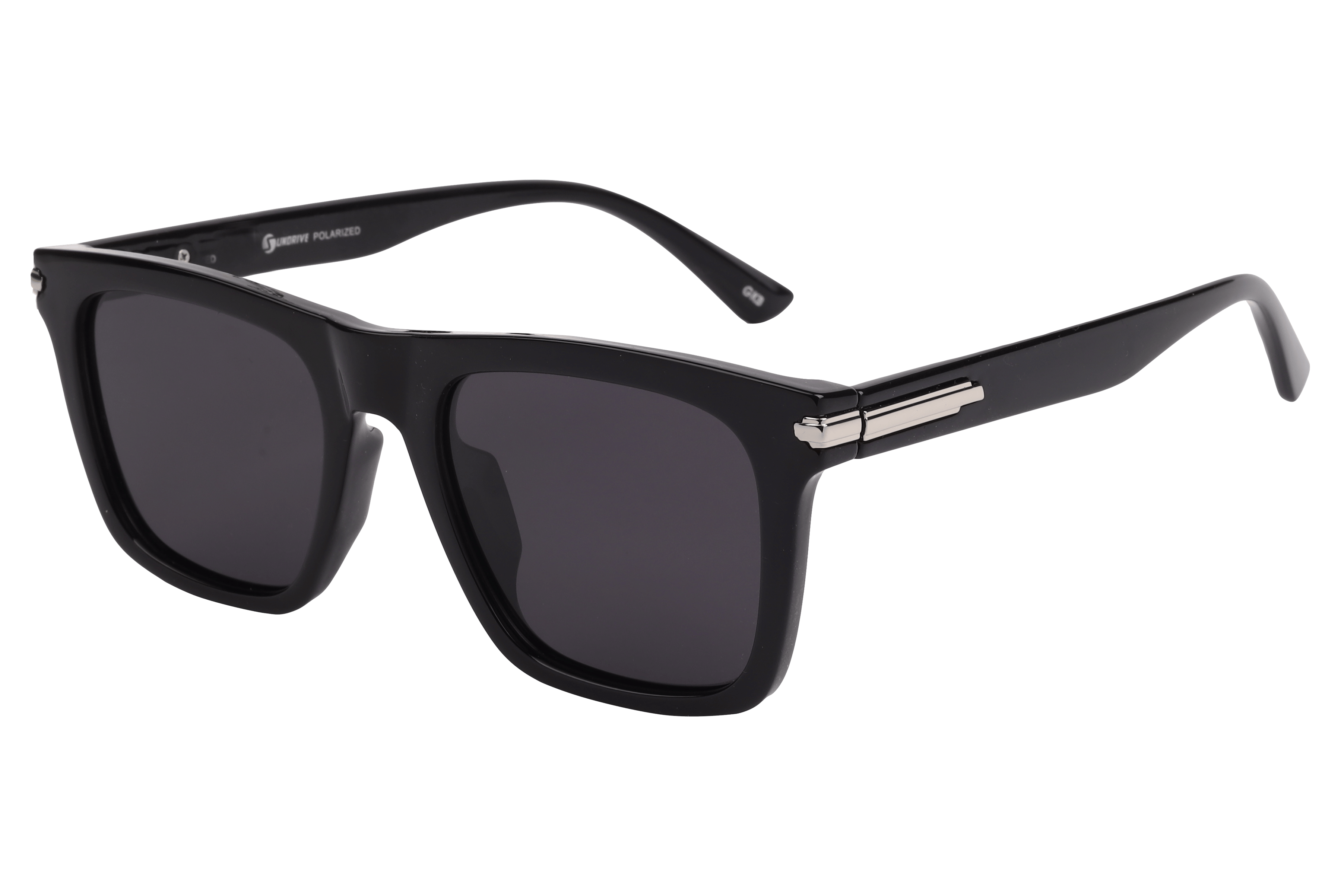 Inspira TR7528 Sunglass Black Male Full Shell — Black frame