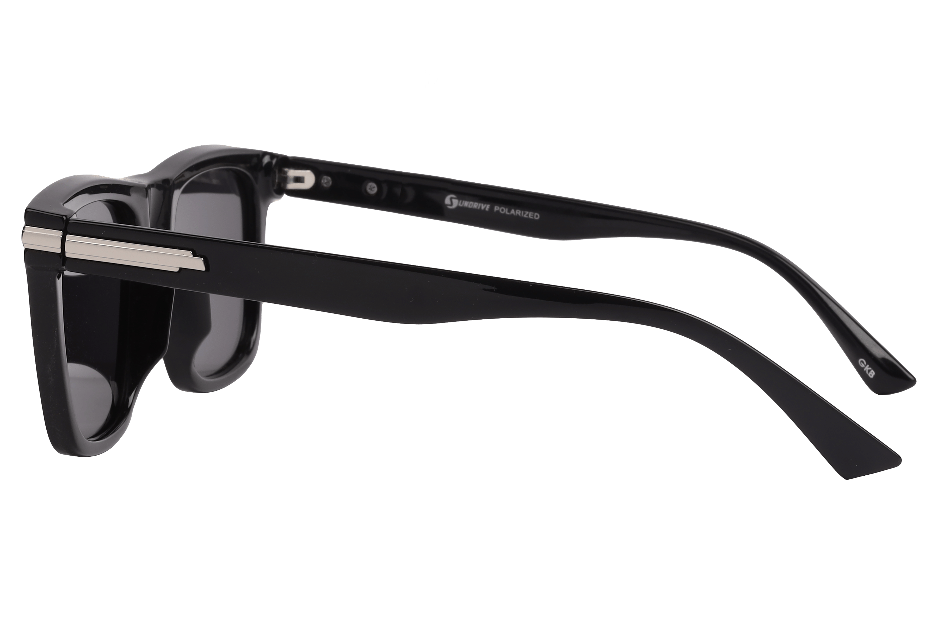 Inspira TR7528 Sunglass Black Male Full Shell Sunglass — Black frame — view 3