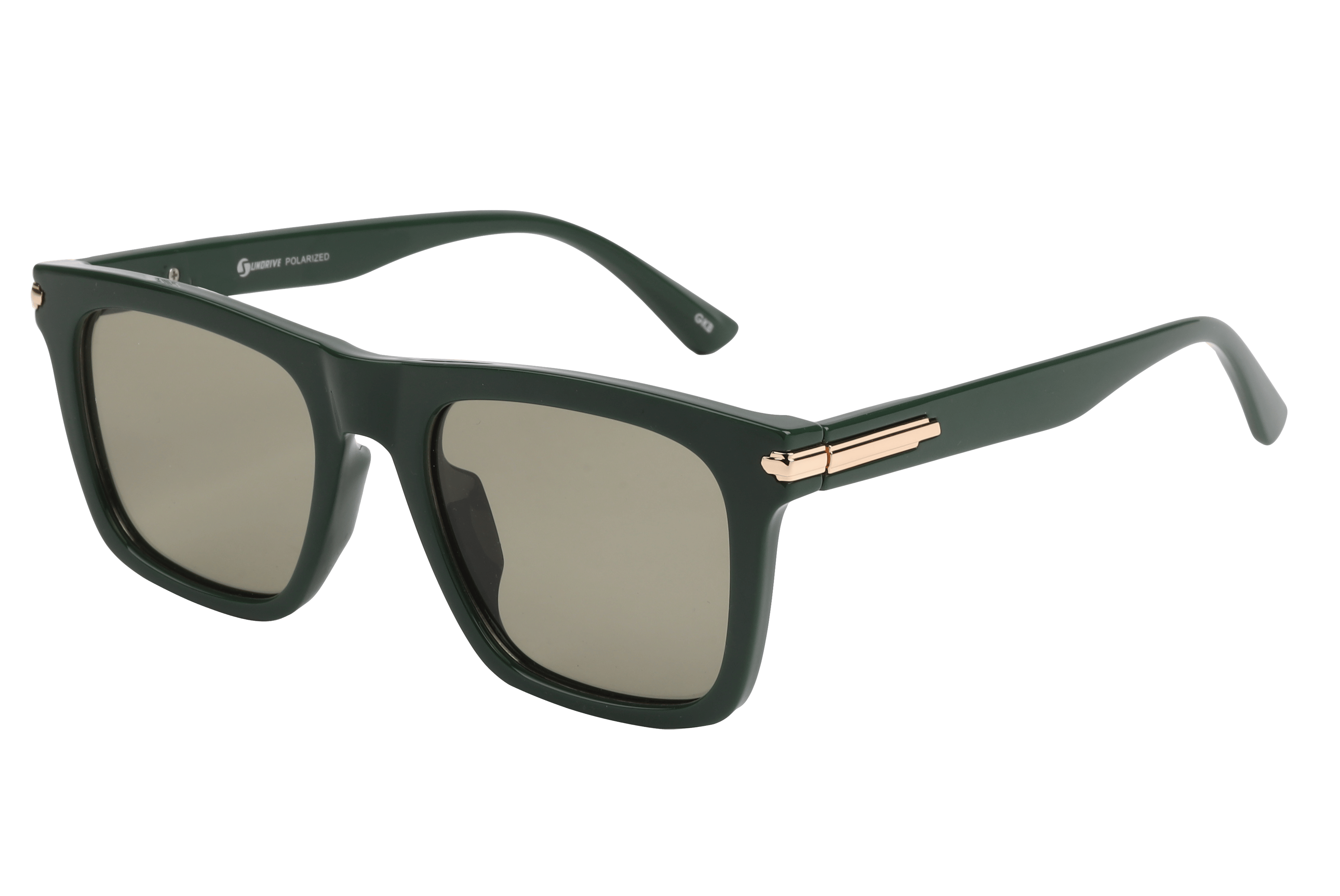 Inspira TR7528 Sunglass Green Male Full Shell — Green frame