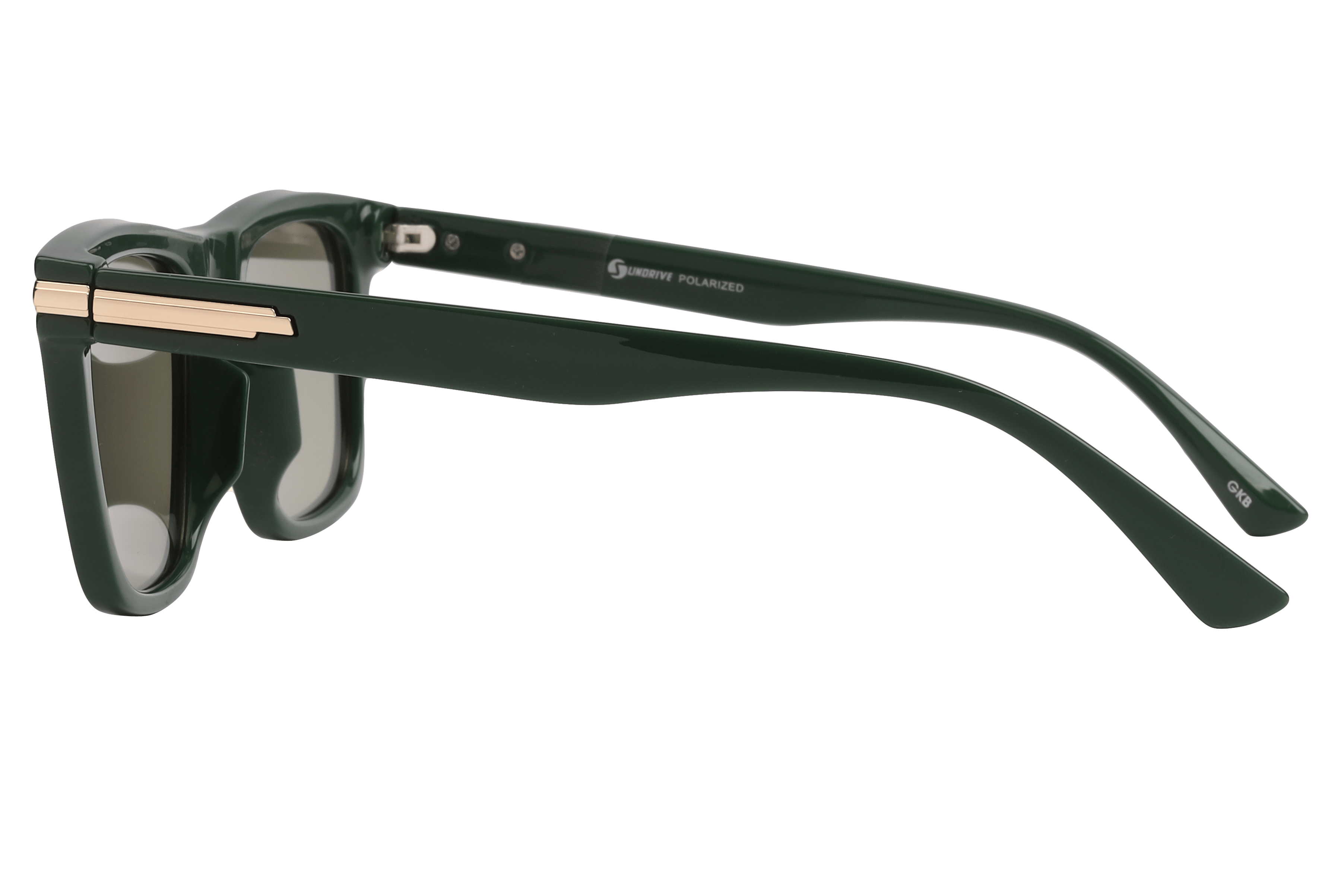 Inspira TR7528 Sunglass Green Male Full Shell Sunglass — Green frame — view 3