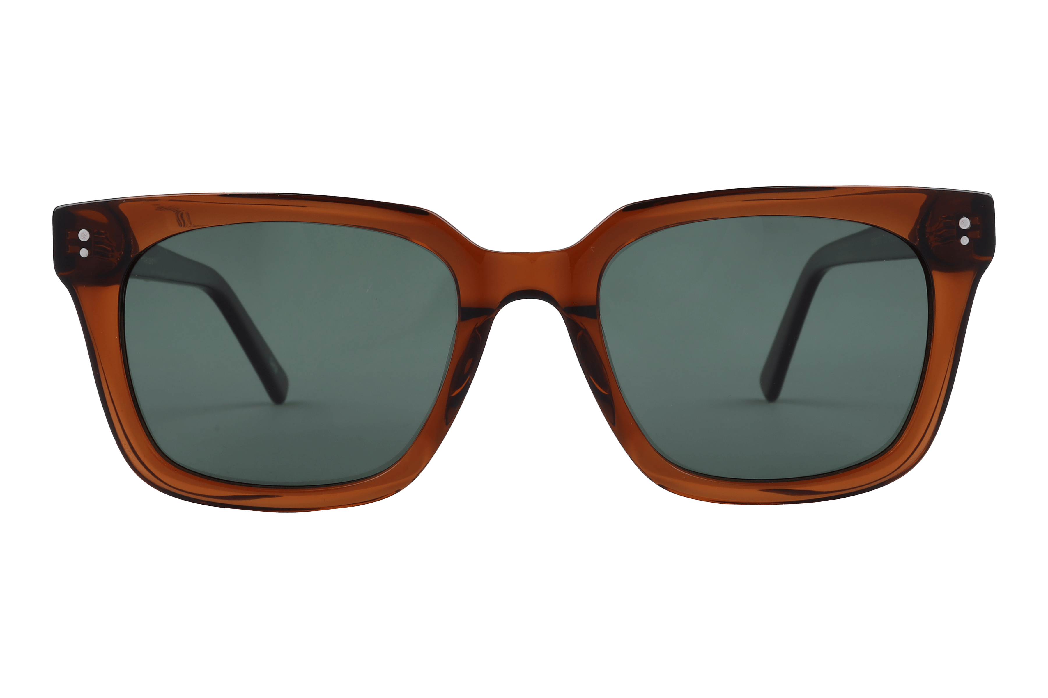 Inspira BS8080 Sunglass Transparent Brown Male Full Shell Sunglass — Transparent Brown frame — view 2