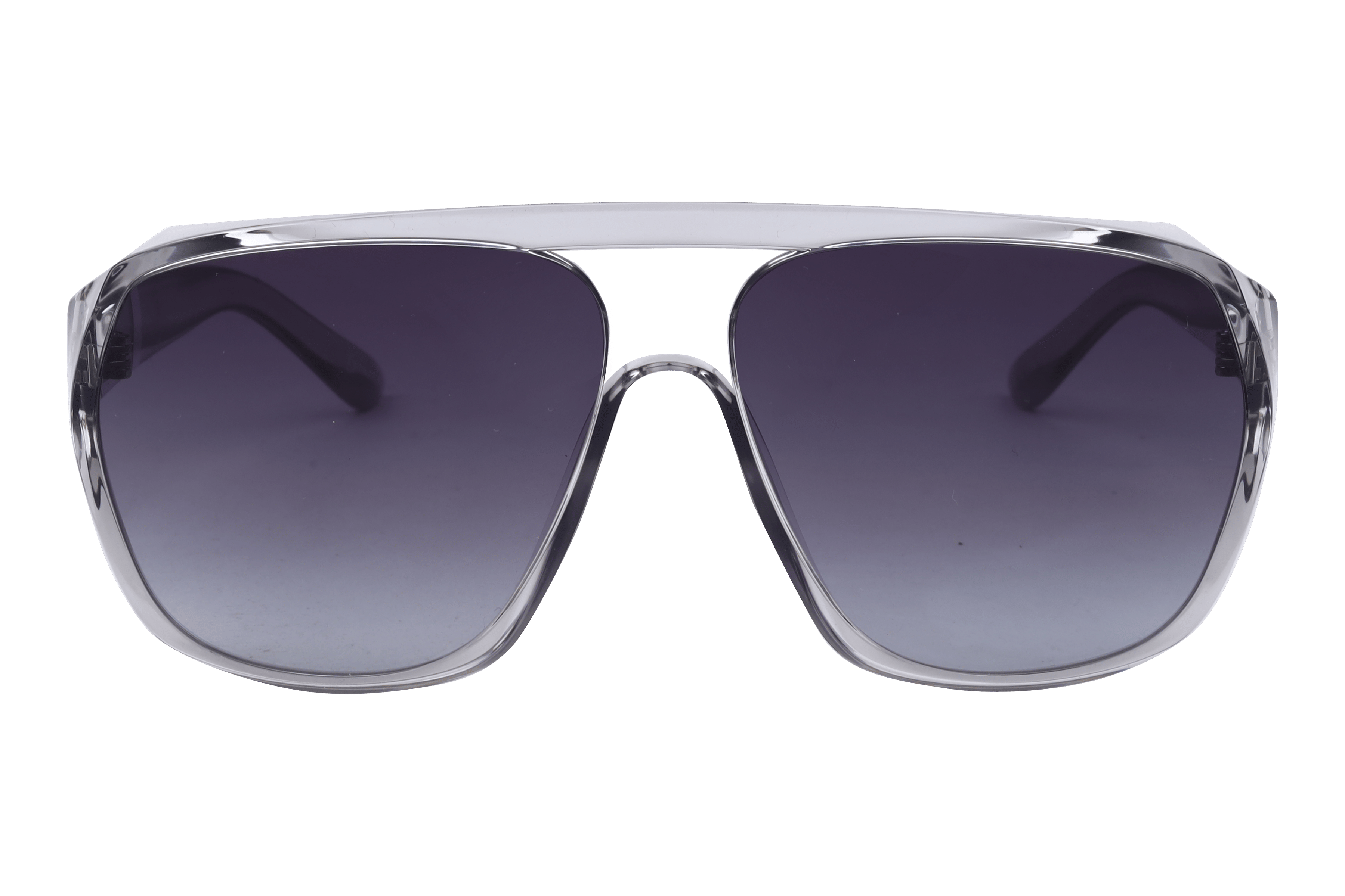 Inspira S1005 Sunglass Transparent Grey Male Full Shell Sunglass — Transparent Grey frame — view 2