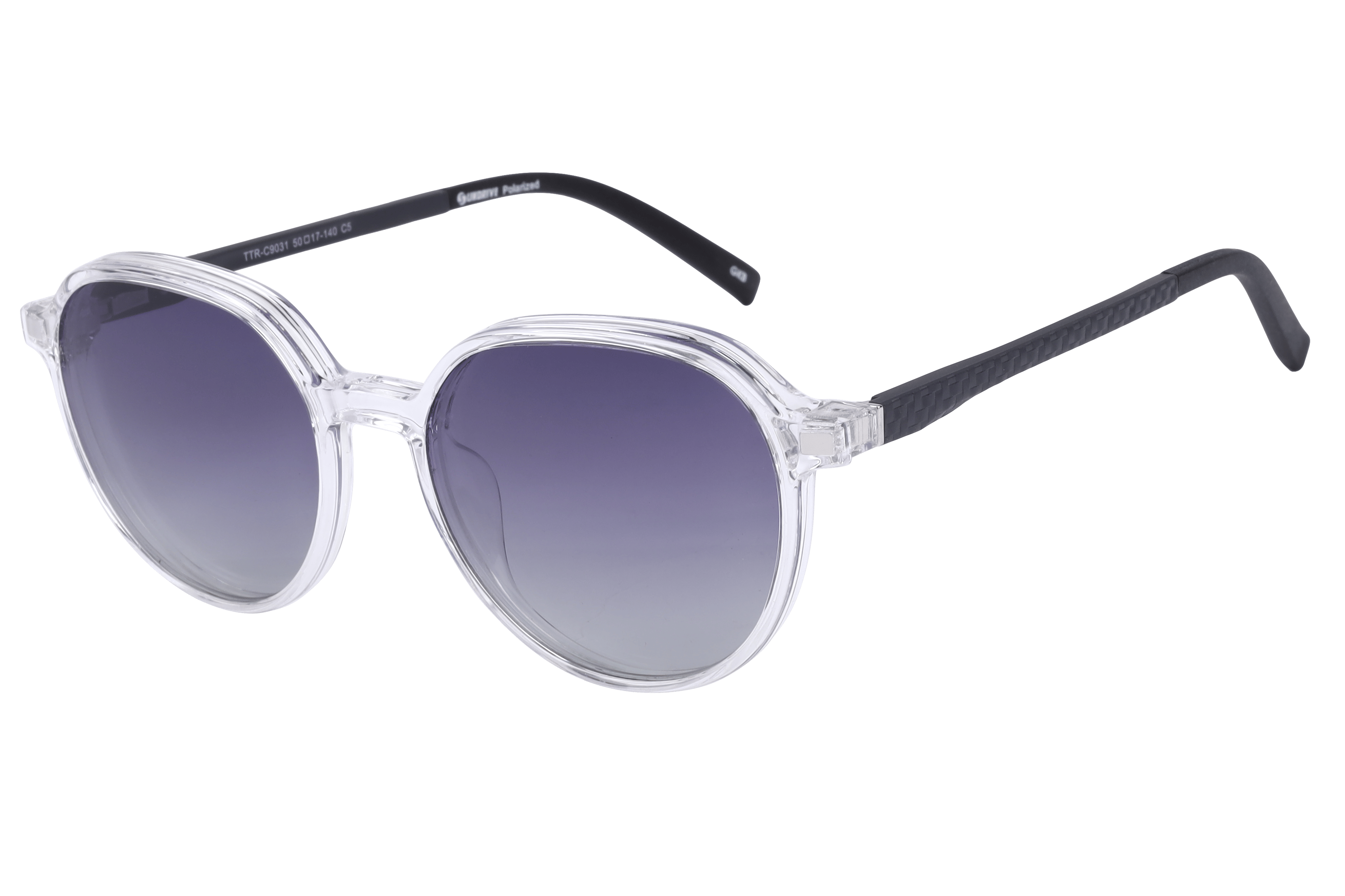 Inspira TTR-C9031 Sunglass Transparent Unisex Full TR 90 — Transparent frame