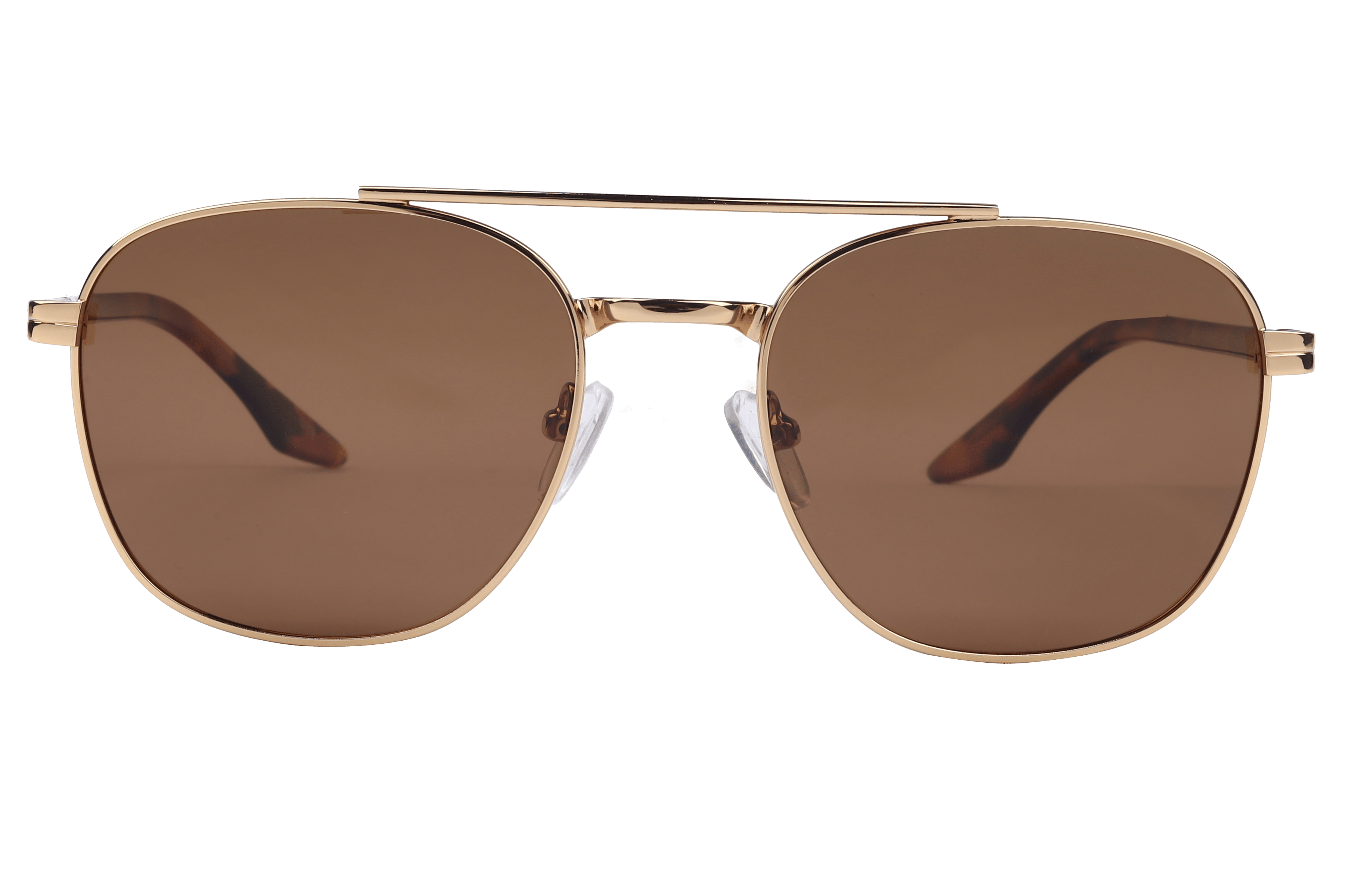 Inspira PZ5047 Sunglass Gold Unisex Full Shell Sunglass — Gold frame — view 2