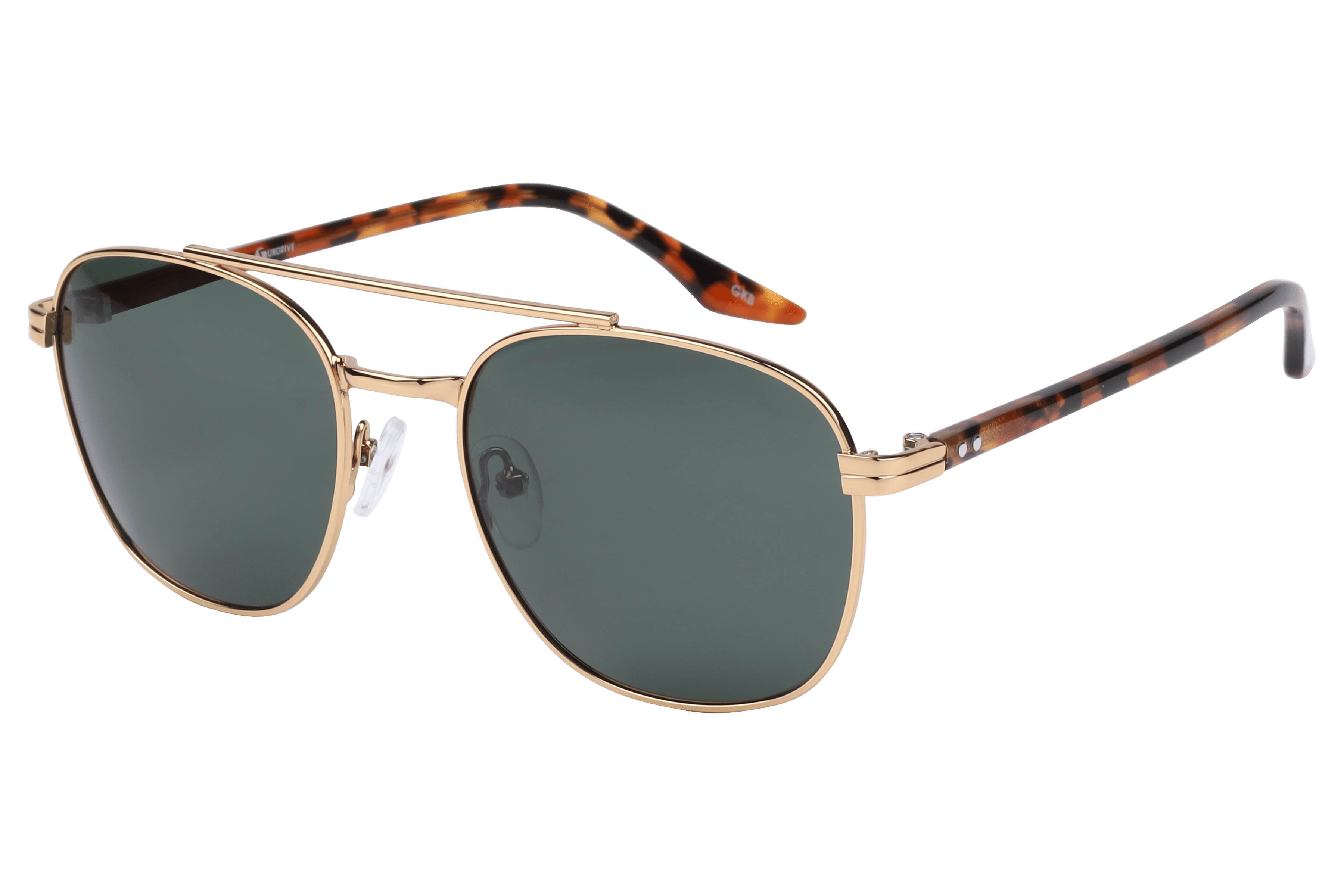 Inspira PZ5047 Sunglass Gold Unisex Full Shell — Gold frame