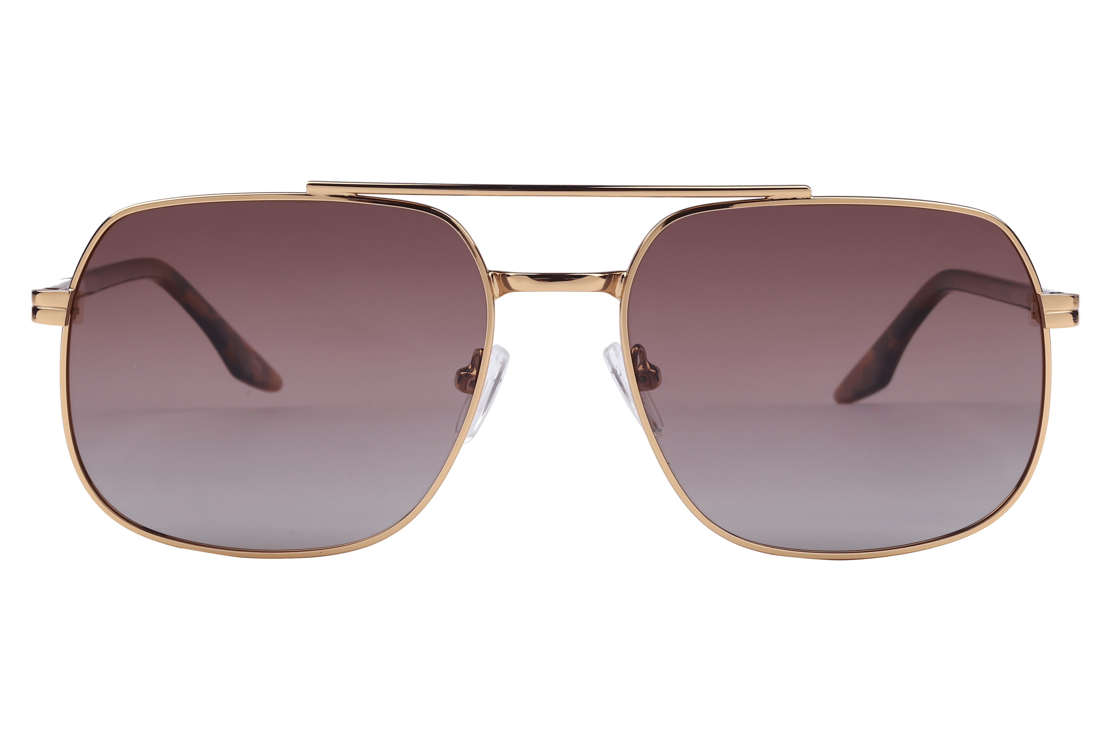 Inspira PZ5050 Sunglass Gold Male Full Shell Sunglass — Gold frame — view 2