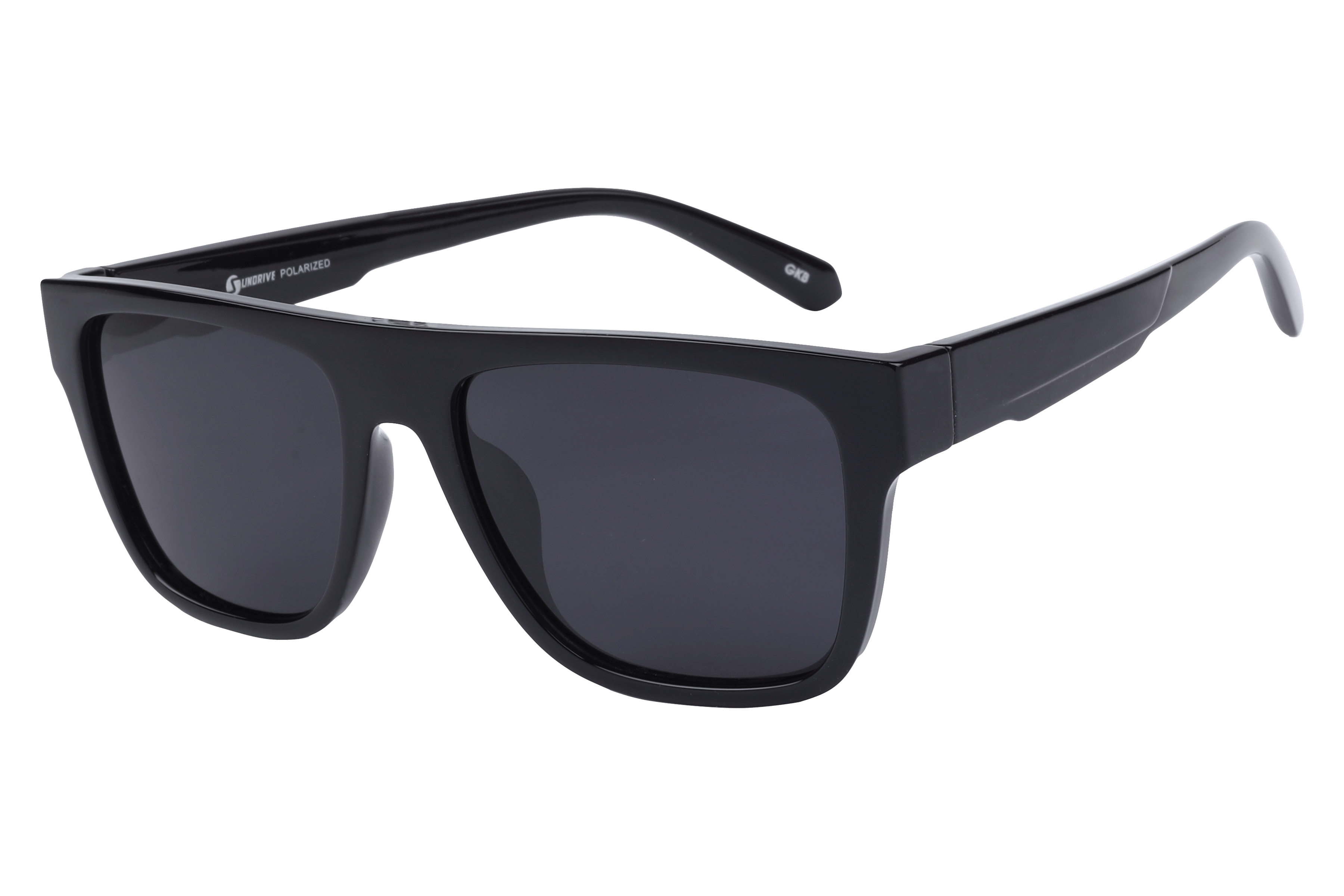 Inspira TR7549 Sunglass Black Male Full Shell — Matt Grey frame