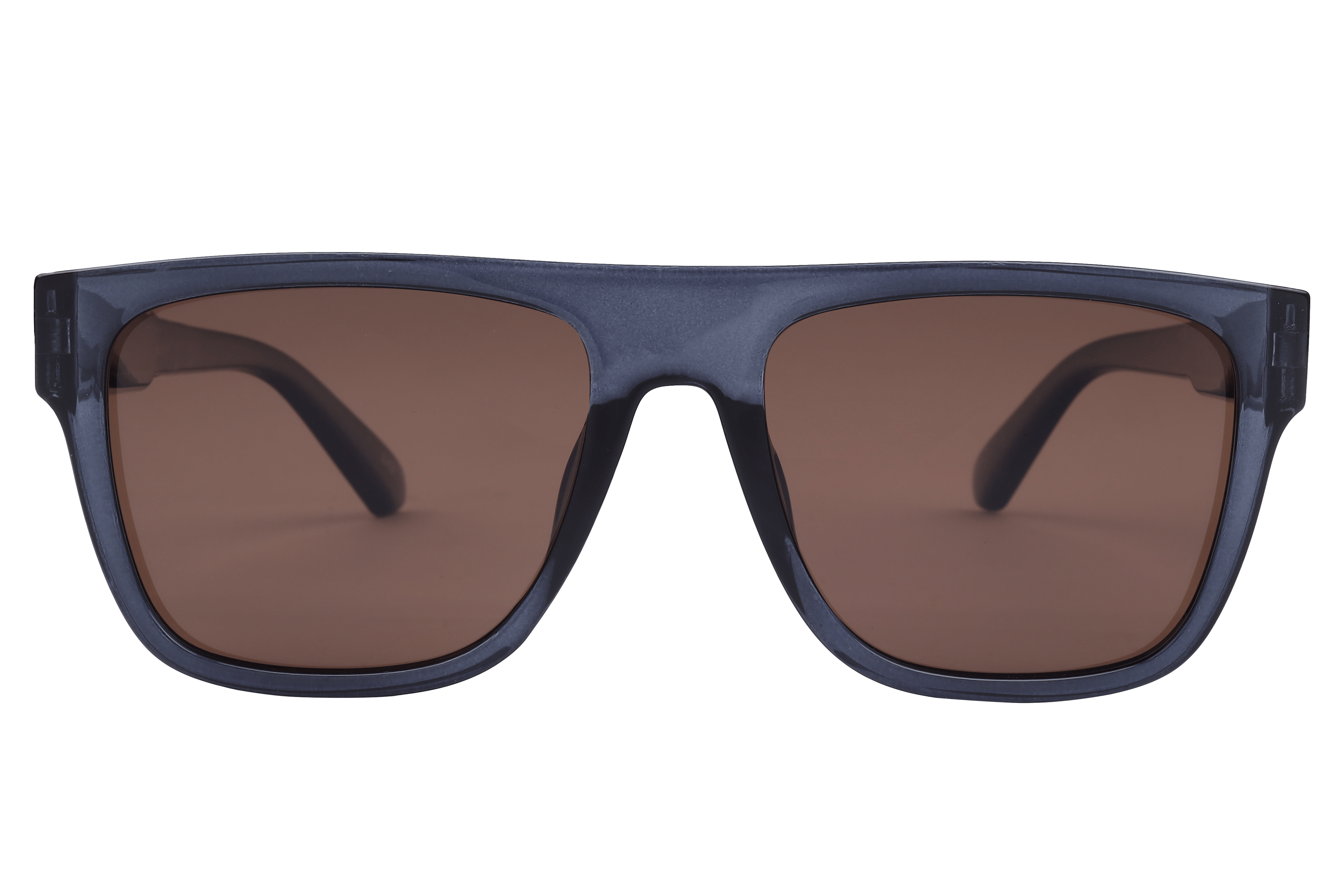 Inspira TR7549 Sunglass Transparent Blue Male Full Shell — Matt Grey frame