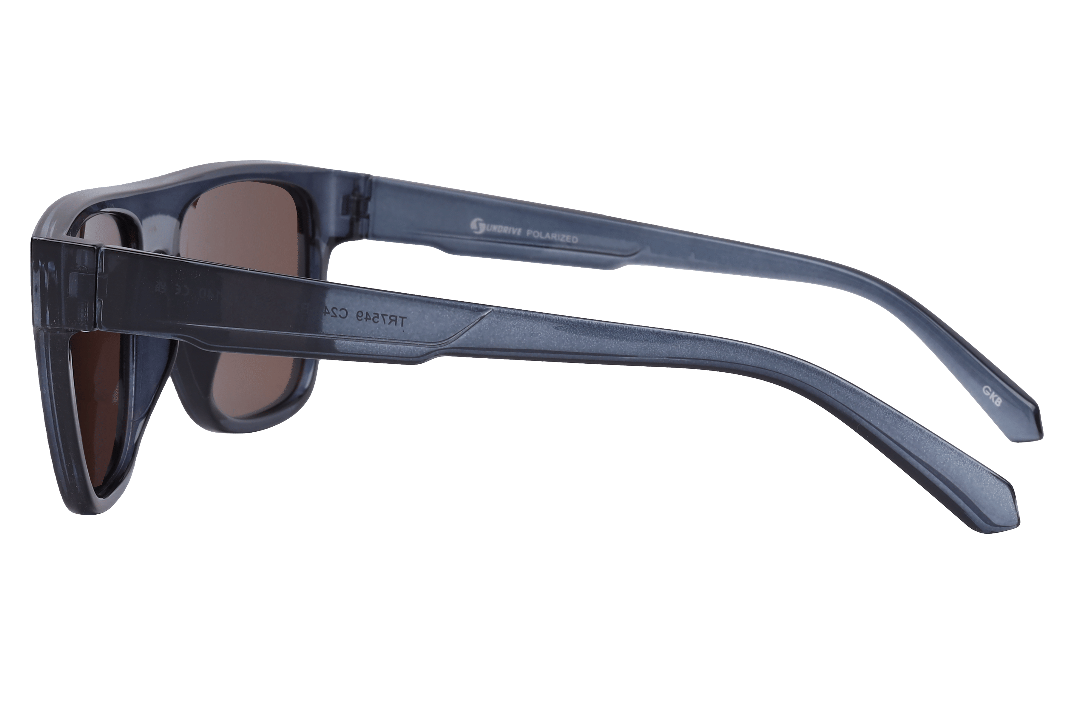 Inspira TR7549 Sunglass Transparent Blue Male Full Shell Sunglass — view 3