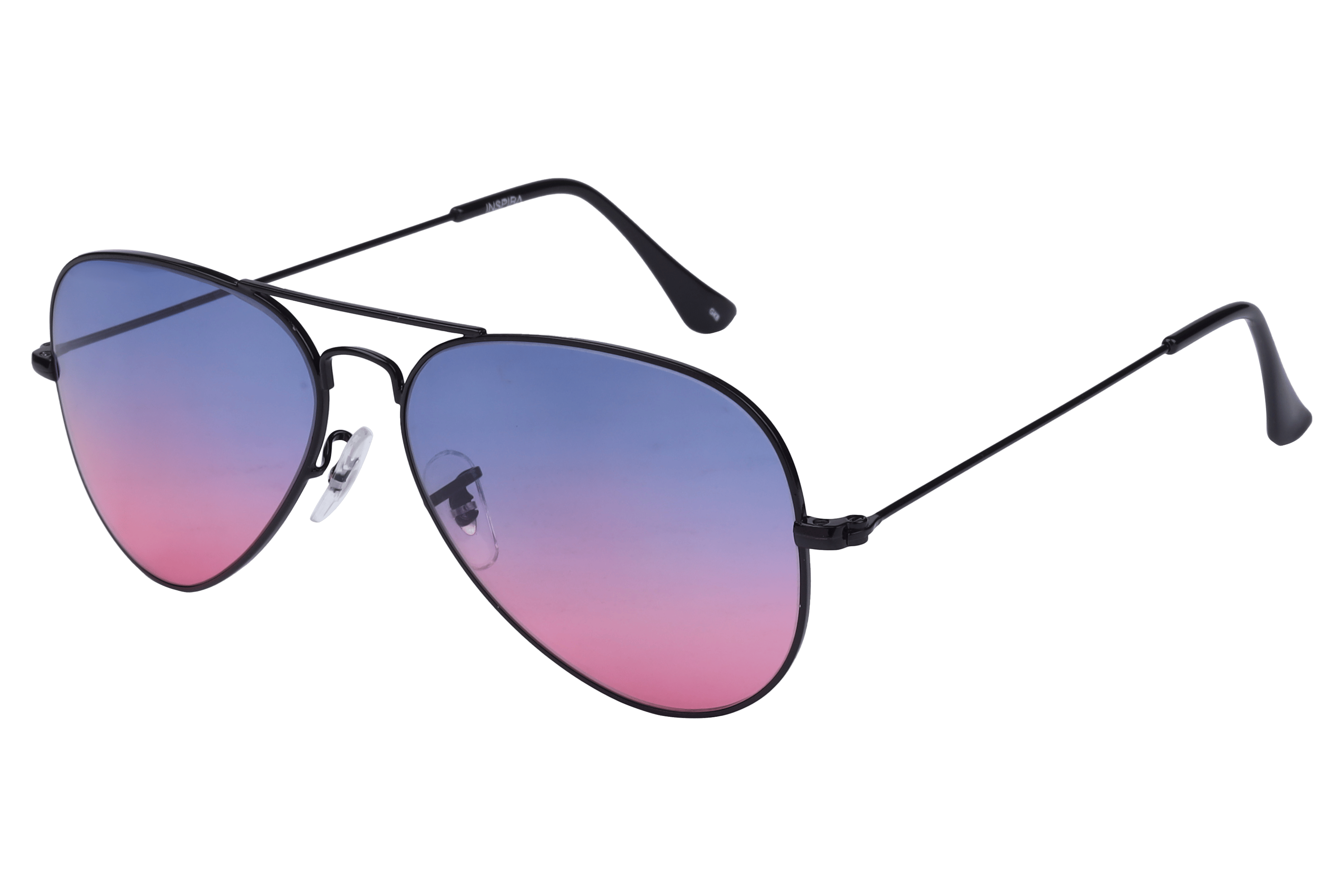 Inspira CHAV S01 Sunglass Black Unisex Full Metal — Black frame