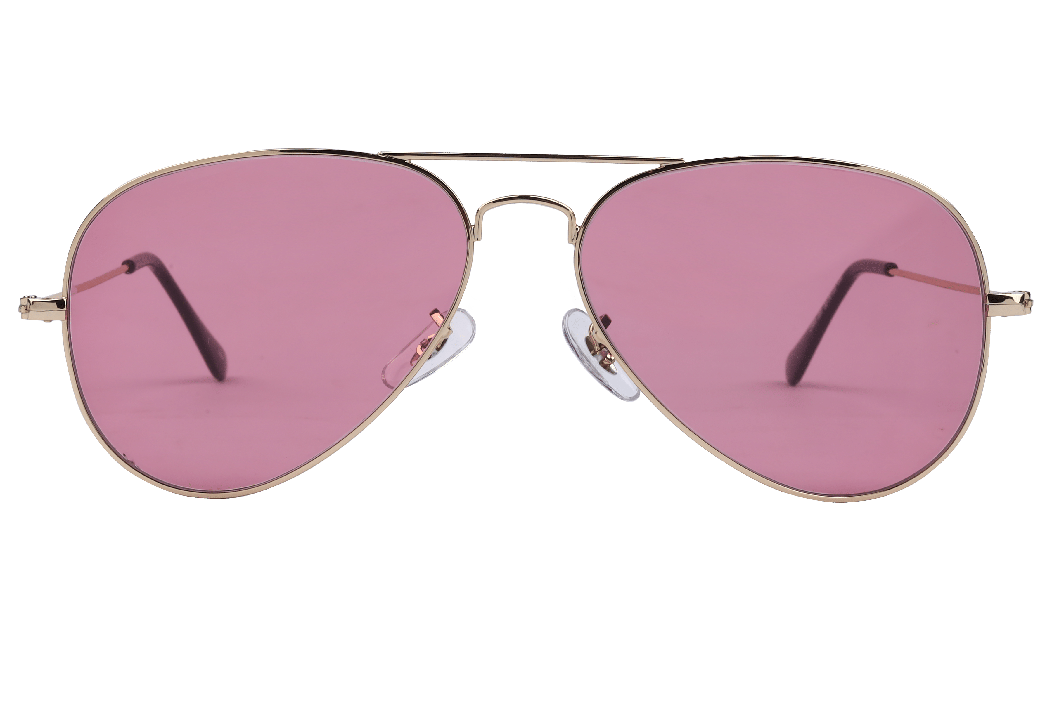 Inspira CHAV S01 Sunglass Gold Unisex Full Metal Sunglass — Gold frame — view 2