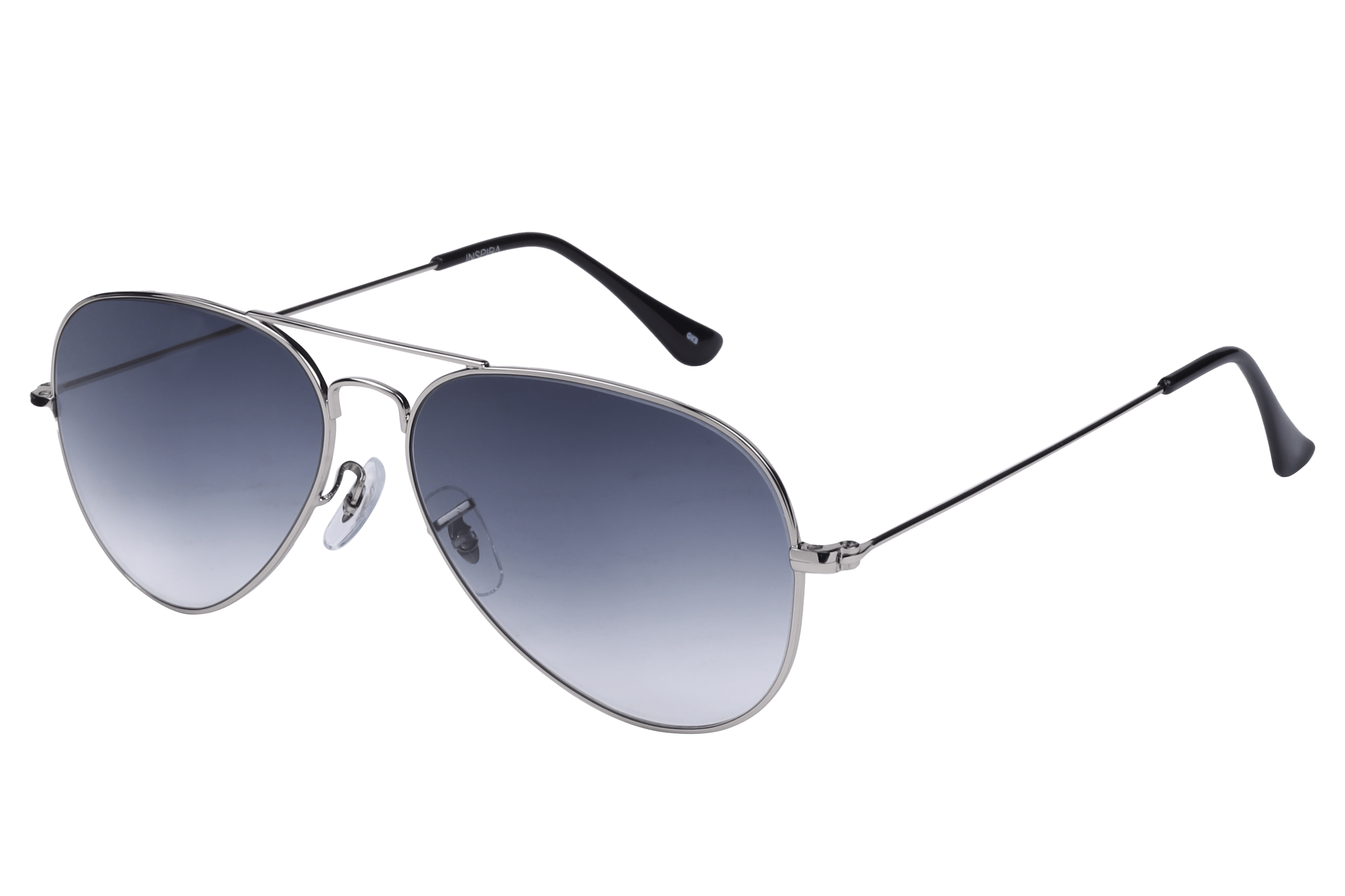 Inspira CHAV S01 Sunglass Silver Unisex Full Metal — Silver frame