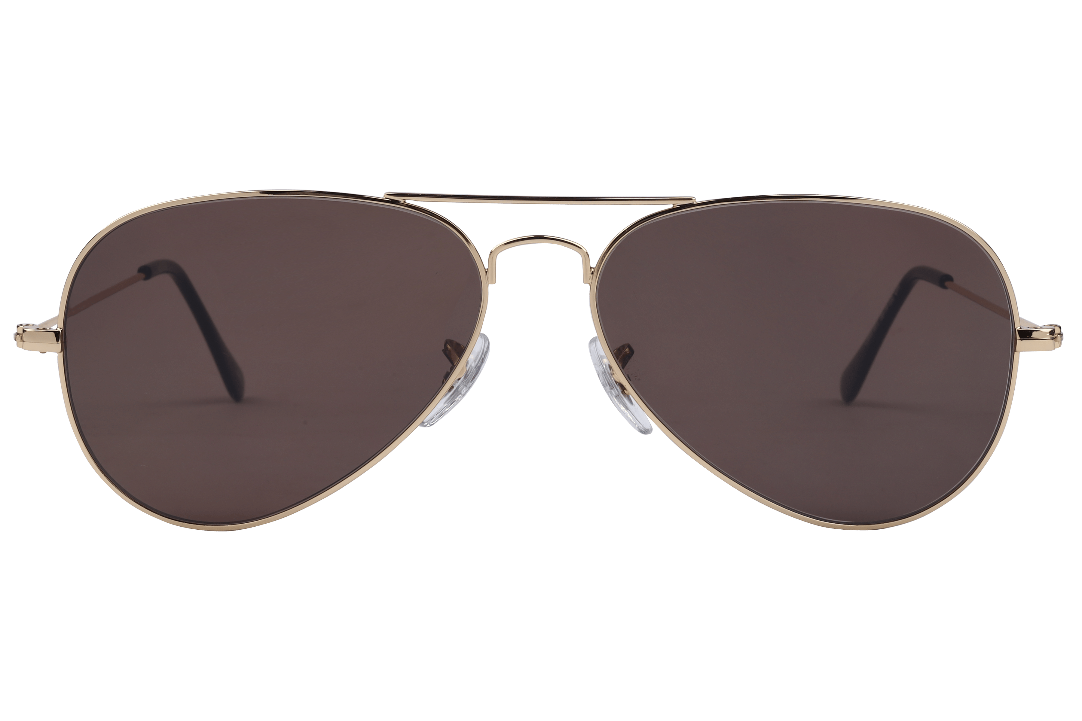 Inspira CHAV S01 Sunglass Gold Unisex Full Metal Sunglass — Gold frame — view 2