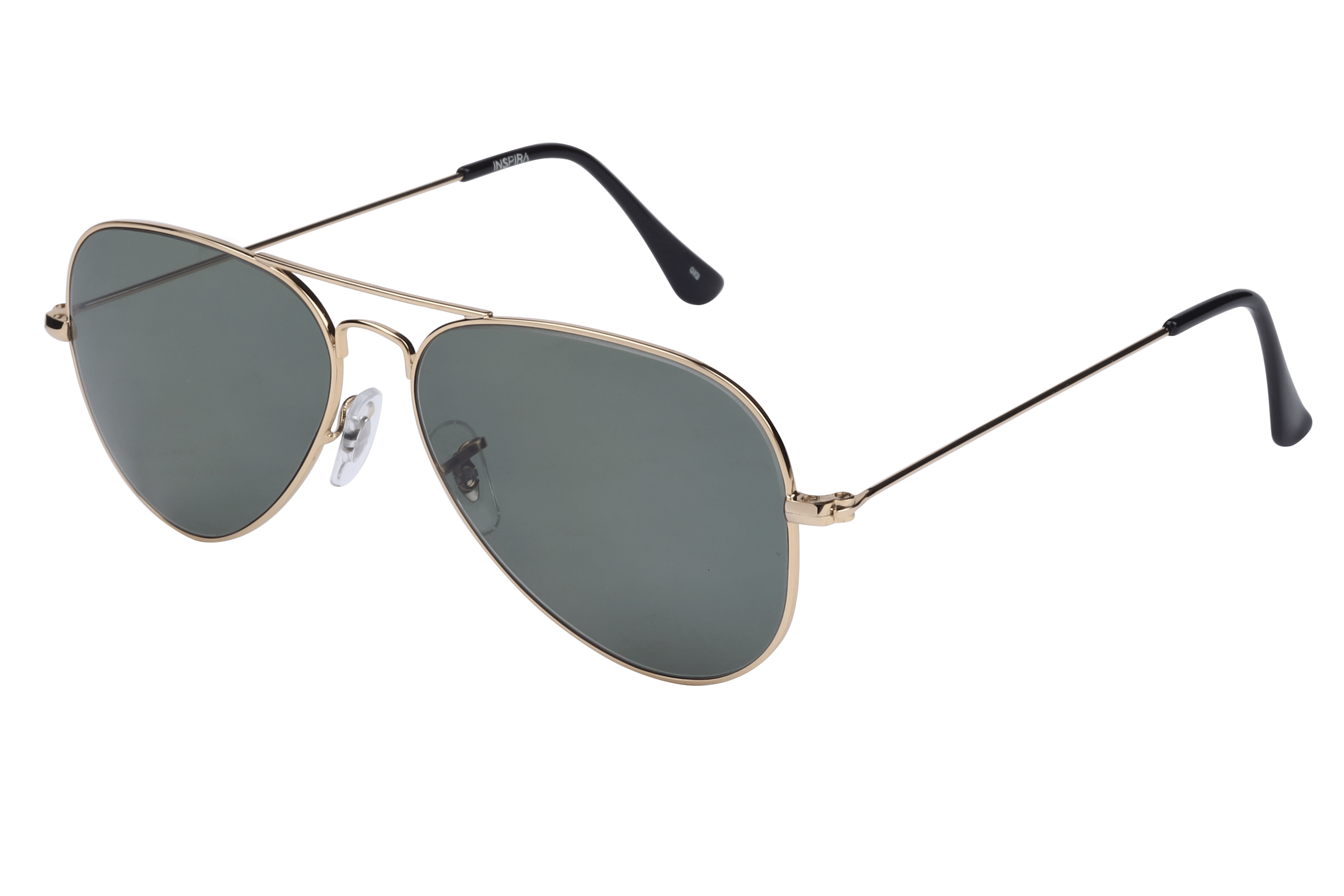 Inspira CHAV S01 Sunglass Gold Unisex Full Metal — Gold frame