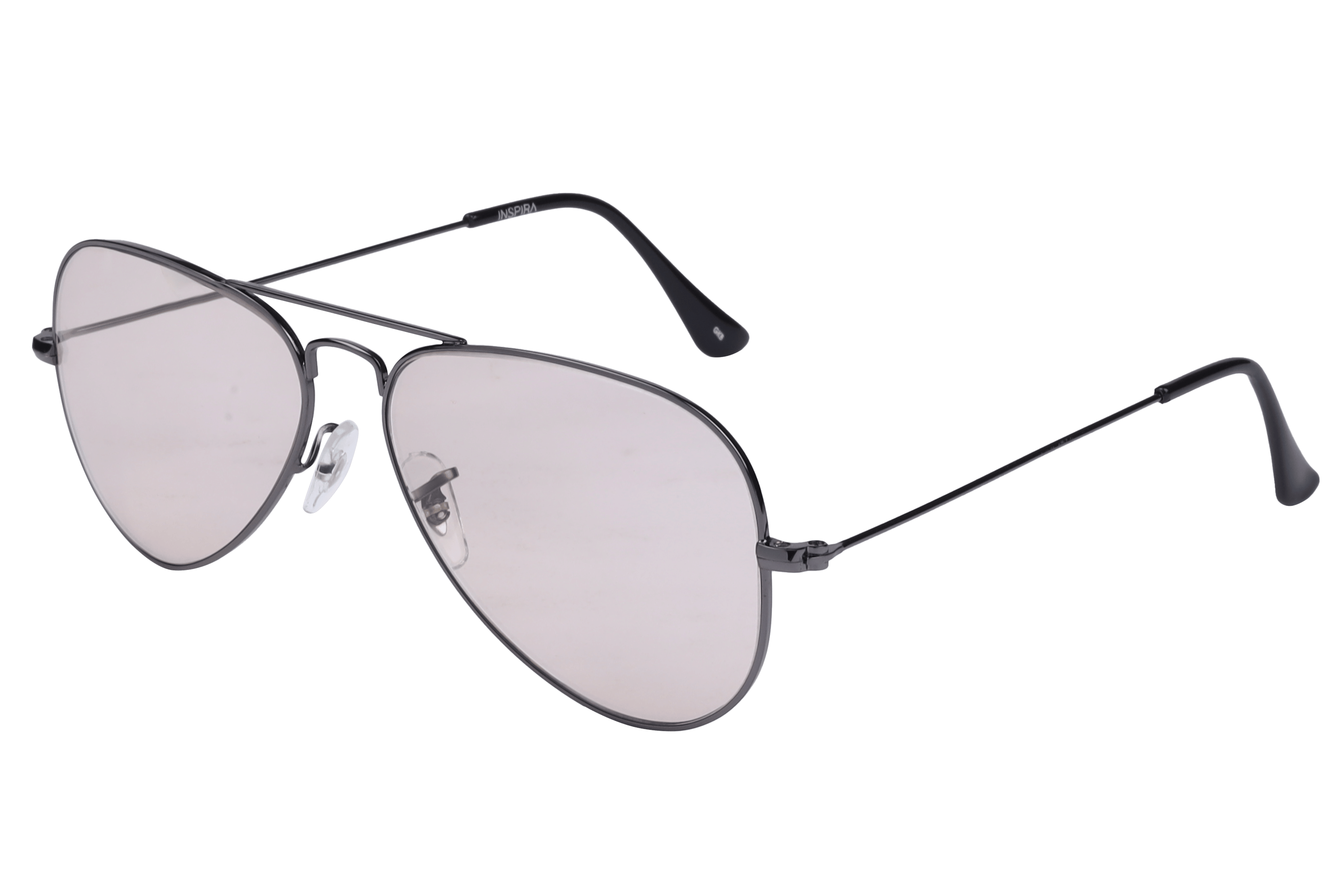 Inspira CHAV S01 Sunglass Gun Metal Unisex Full Metal — Gun Metal frame