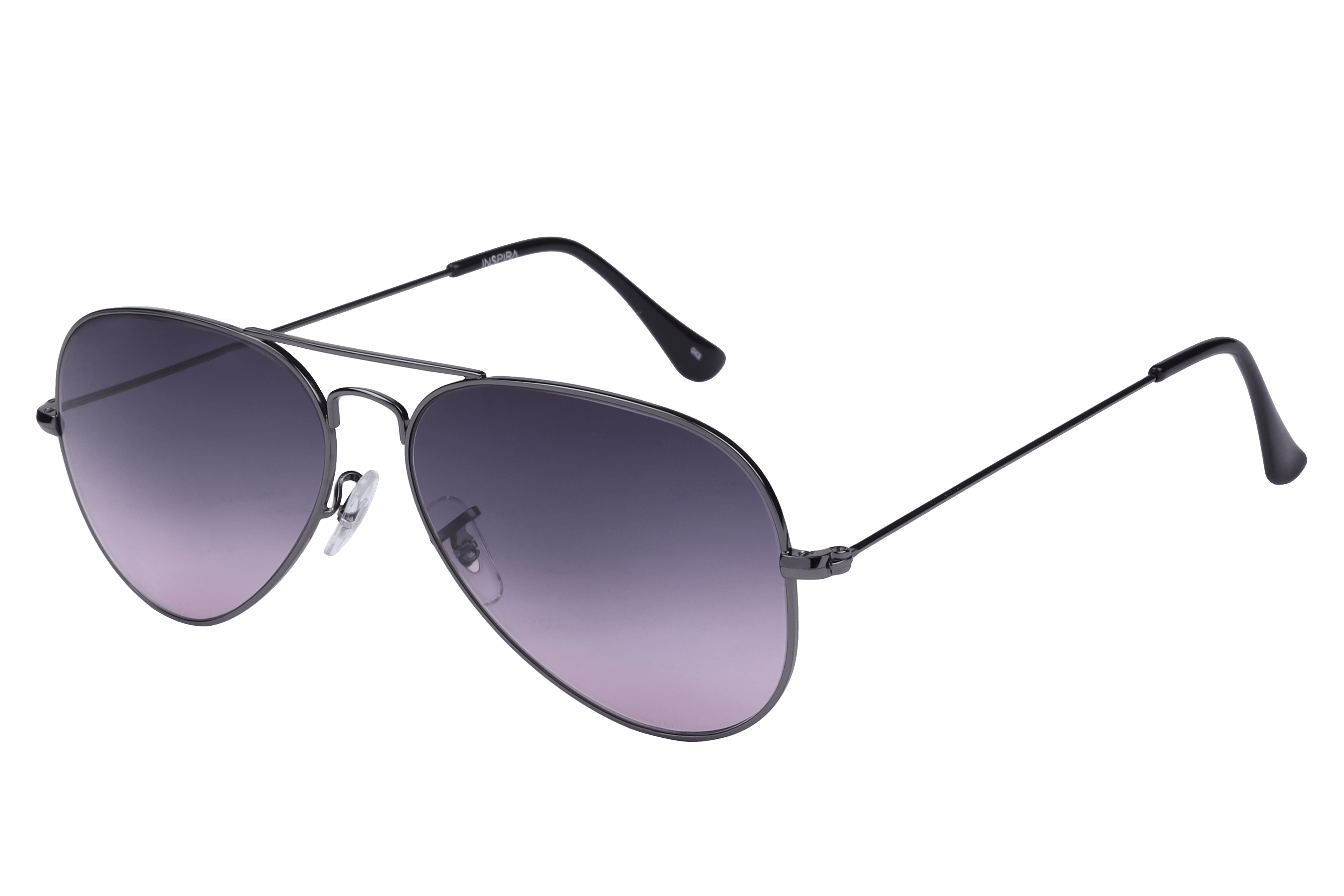 Inspira CHAV S01 Sunglass Gun Metal Unisex Full Metal — Gun Metal frame